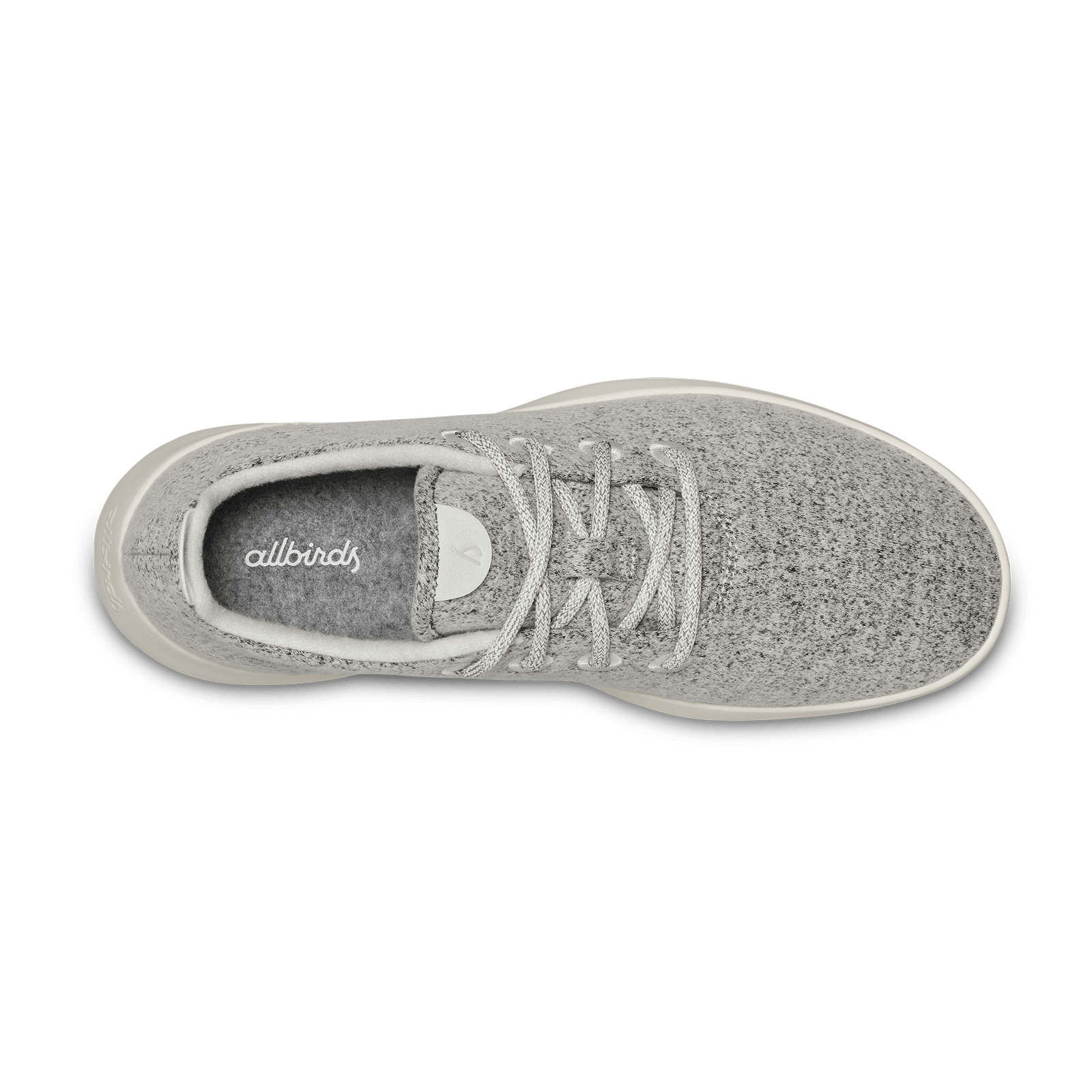 Women's Wool Runner Sneakers - Dapple Grey with Cream Sole | Comfortable & Eco-Friendly Shoes for Walking, Running & Casual Wear