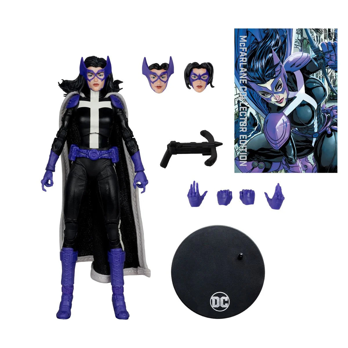 DC Comics McFarlane Collector Edition Huntress The New 52 Action Figure - Perfect for DC Fans, Collectors & Superhero Display