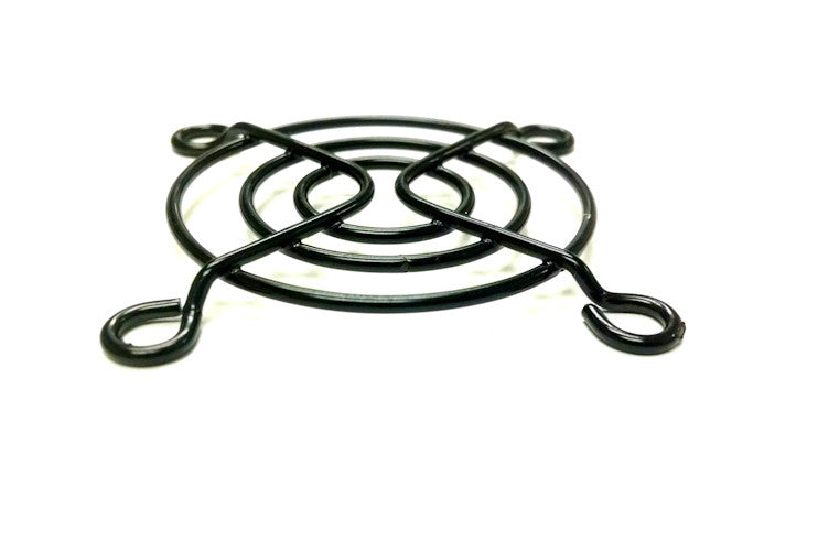 50mm Black Grill Fan Guard - Heavy Duty Metal Mesh for Cooling Fans, Ventilation, and Electronics Protection - Perfect for PC, Server, and Industrial Equipment Cooling Systems