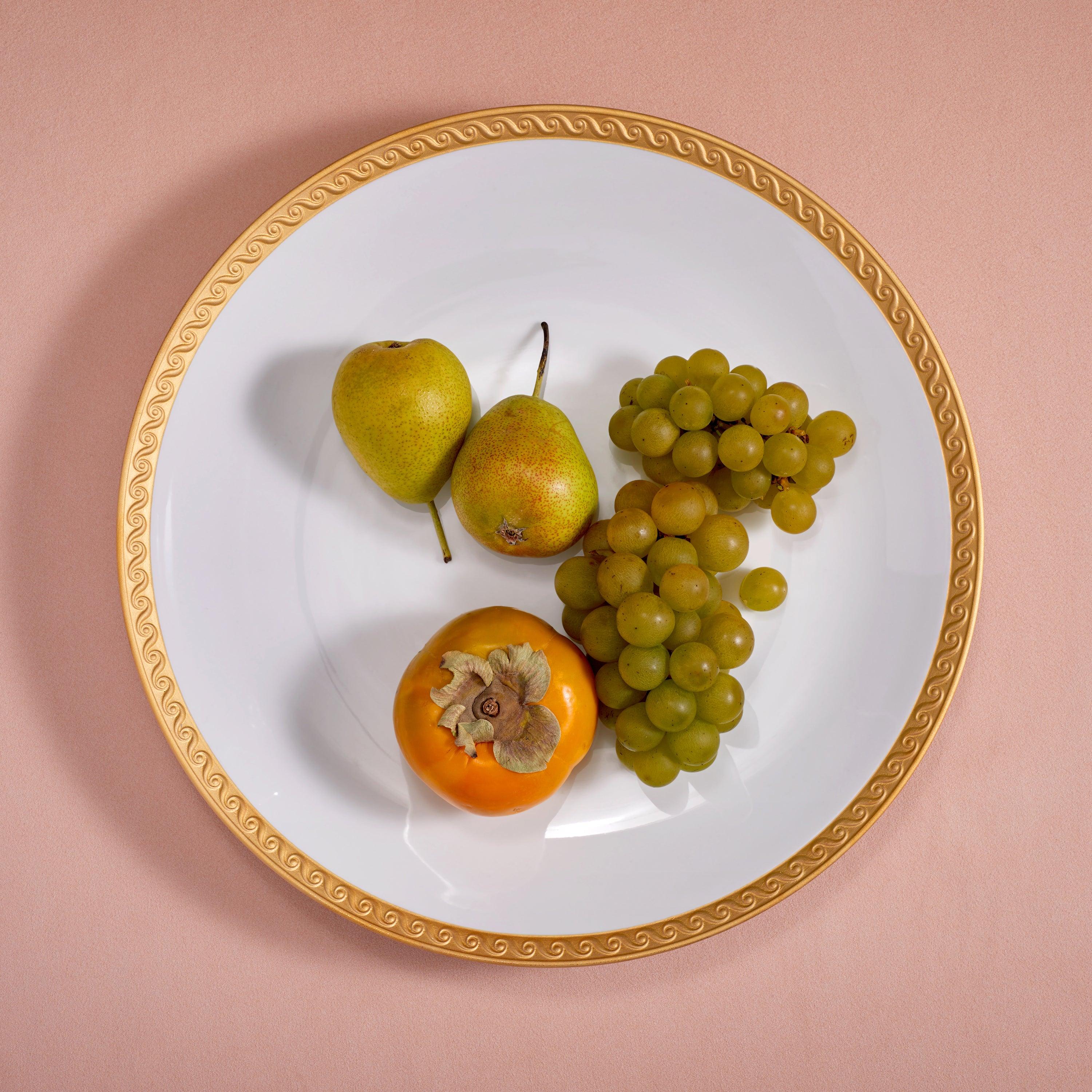 Luxury Neptune Gold Dinner Plates - Elegant Fine Dining Tableware for Weddings, Parties & Special Occasions