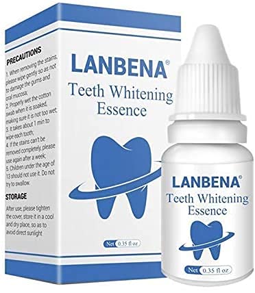 LANBENA Teeth Whitening Serum - Plaque & Stain Remover, Dental Hygiene Bleaching Essence for Brighter Smile | Perfect for Daily Oral Care & Teeth Whitening at Home