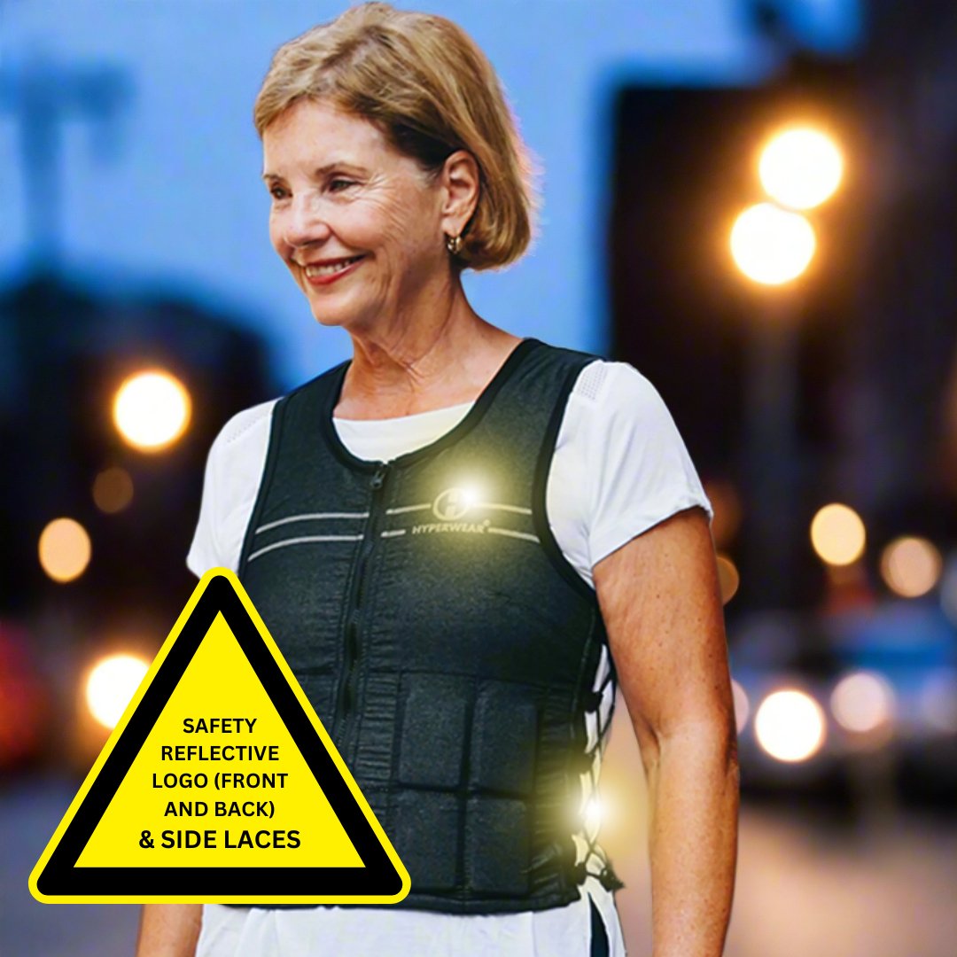 Hyper Vest FIT Weighted Vest for Women - Adjustable 4-20lbs, Comfortable Workout Vest for Strength Training, Running & Fitness | Home Gym, Outdoor Exercise & CrossFit Training