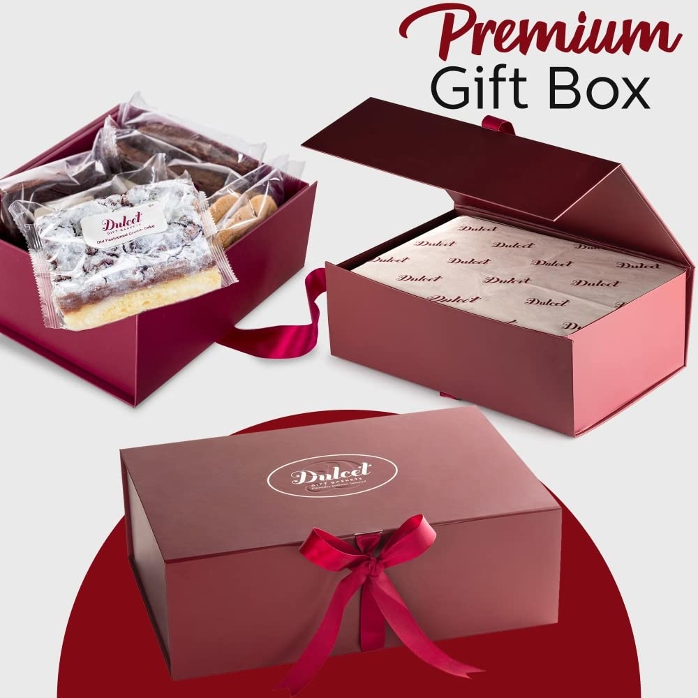 Premium Gourmet Gift Baskets - Thank You & Congratulations Gift Boxes for Mentor, College Student, Family & Friends - Luxury Food Gifts for Him & Her by Dulcet - Perfect for Graduation, Holidays & Special Occasions