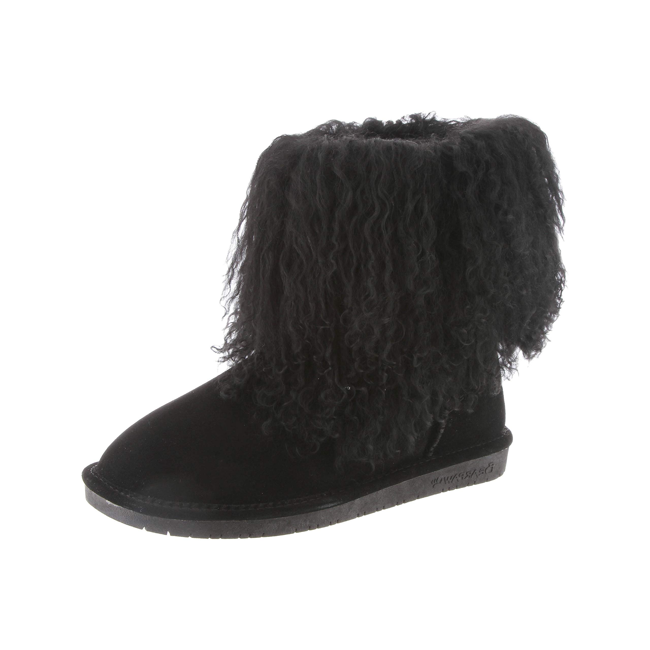 BEARPAW Women's Suede Slip-On Winter Boots - Comfortable & Warm Ankle Boots for Women in Multiple Colors & Sizes | Perfect for Snow, Casual Outfits & Outdoor Activities