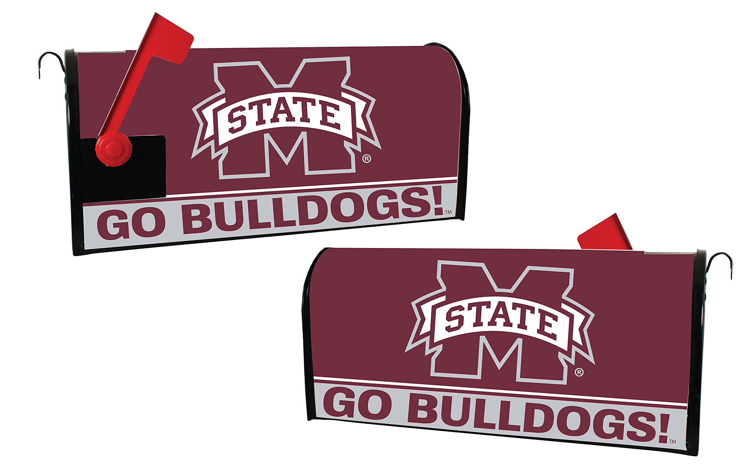 Official Mississippi Bulldogs Licensed Mailbox Cover - Durable Collegiate Design for Home & Garden Decor, Perfect for Fans & Alumni Gifts