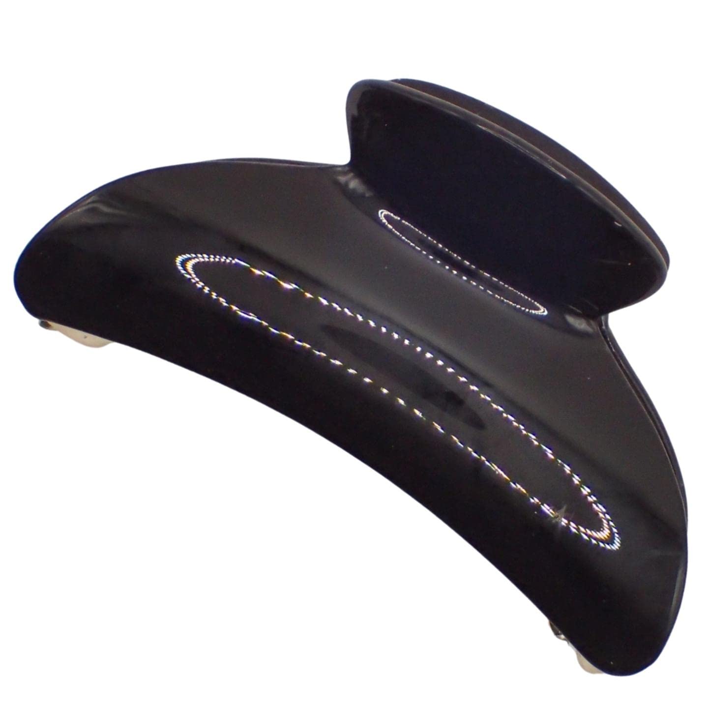 9cm Glossy Acrylic Hair Clips for Women & Girls - Elegant Hair Accessories for Parties & Daily Use