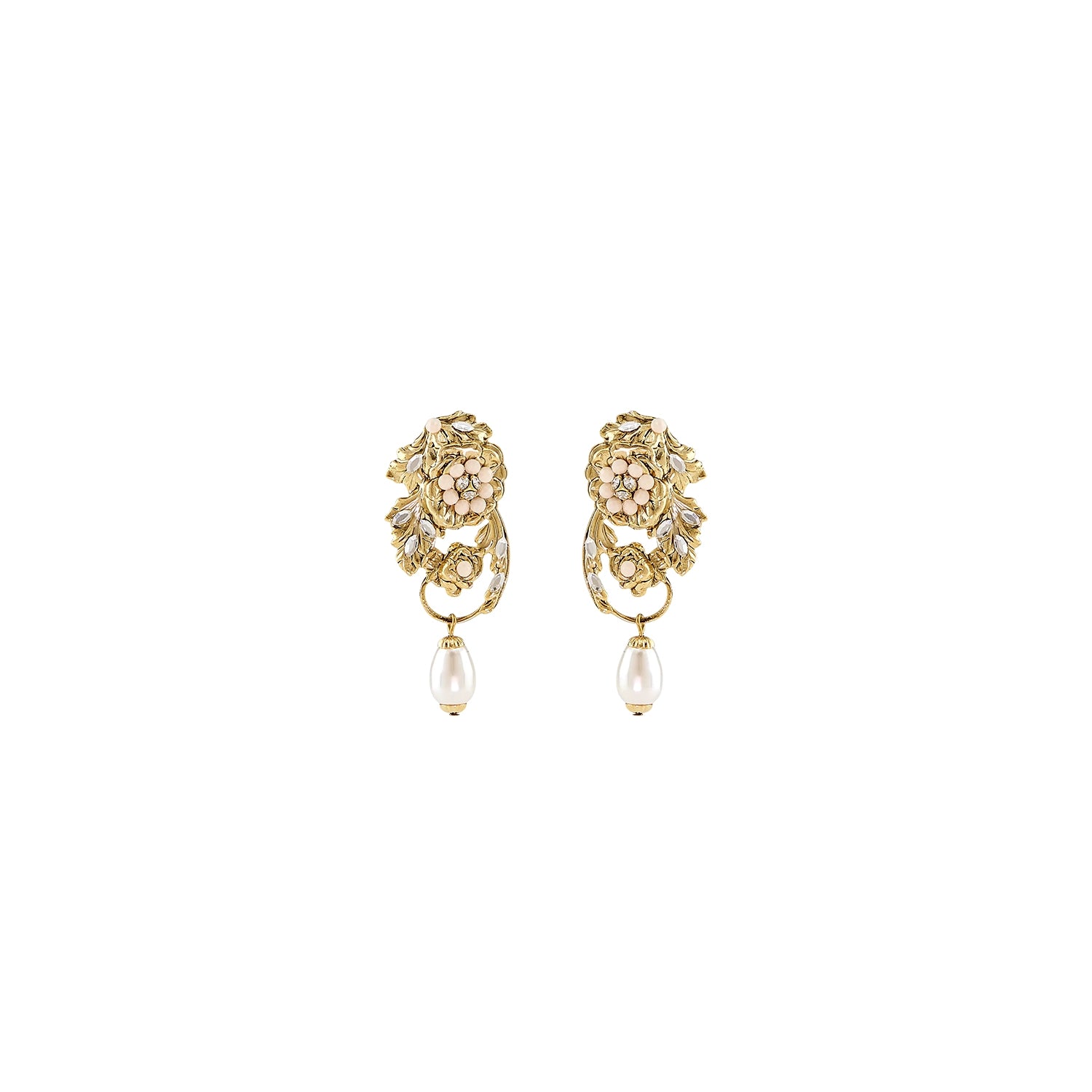 ORNATE REVERIE EARRINGS - Elegant Bohemian Dangle Earrings for Women, Handmade Jewelry with Gemstones | Perfect for Weddings, Parties & Special Occasions