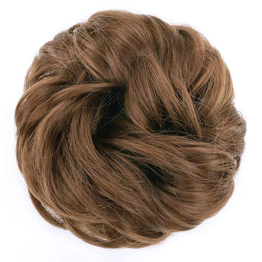 Curly Synthetic Messy Hair Bun Hair Scrunchies Extension - Perfect for Messy Bun Hairstyles, Ponytail Accessories & Everyday Hair Styling