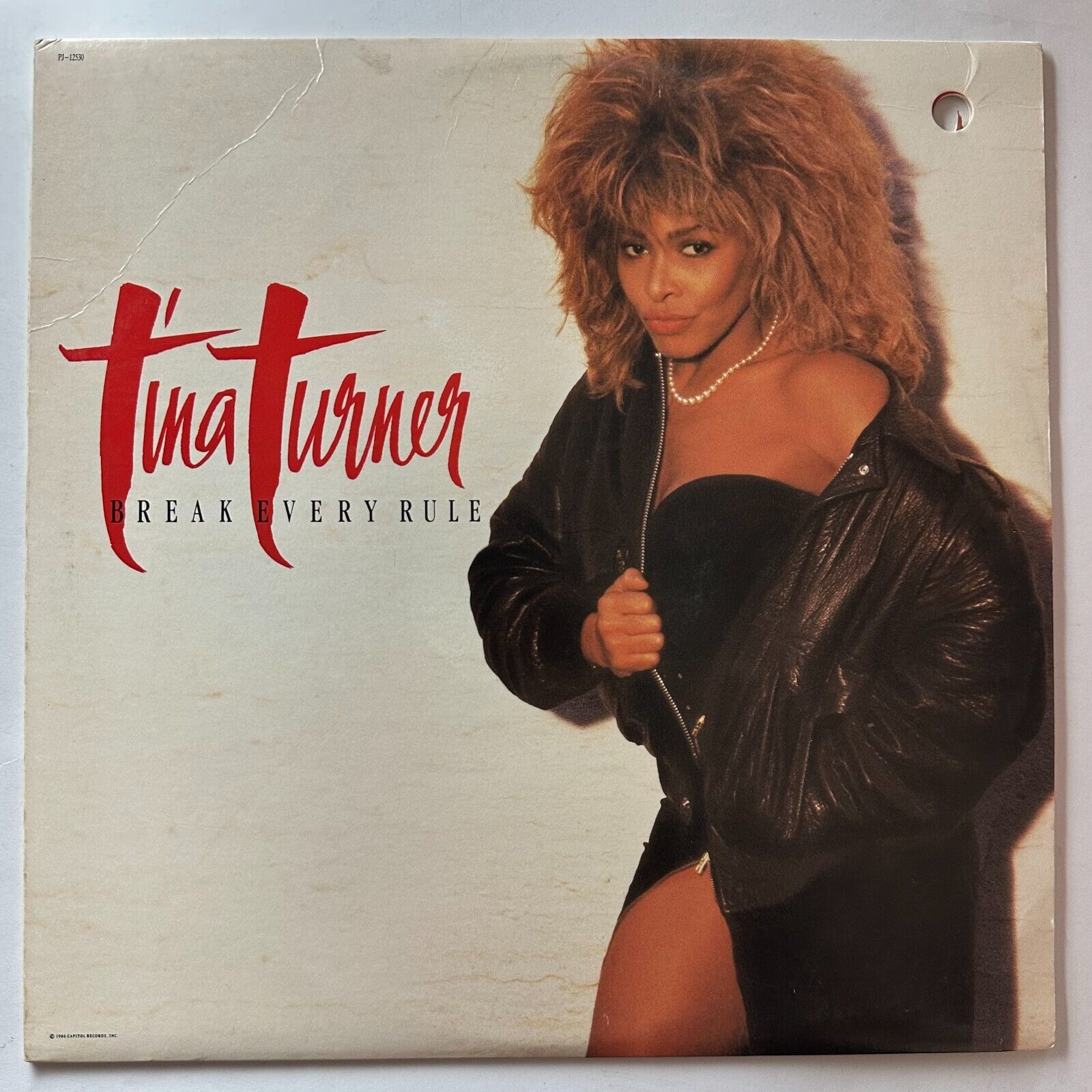Tina Turner Break Every Rule 1986 Vinyl LP Record | Classic R&B Soul Album | Perfect for Music Collectors & Vinyl Enthusiasts | Great for Home Listening & Retro Music Parties
