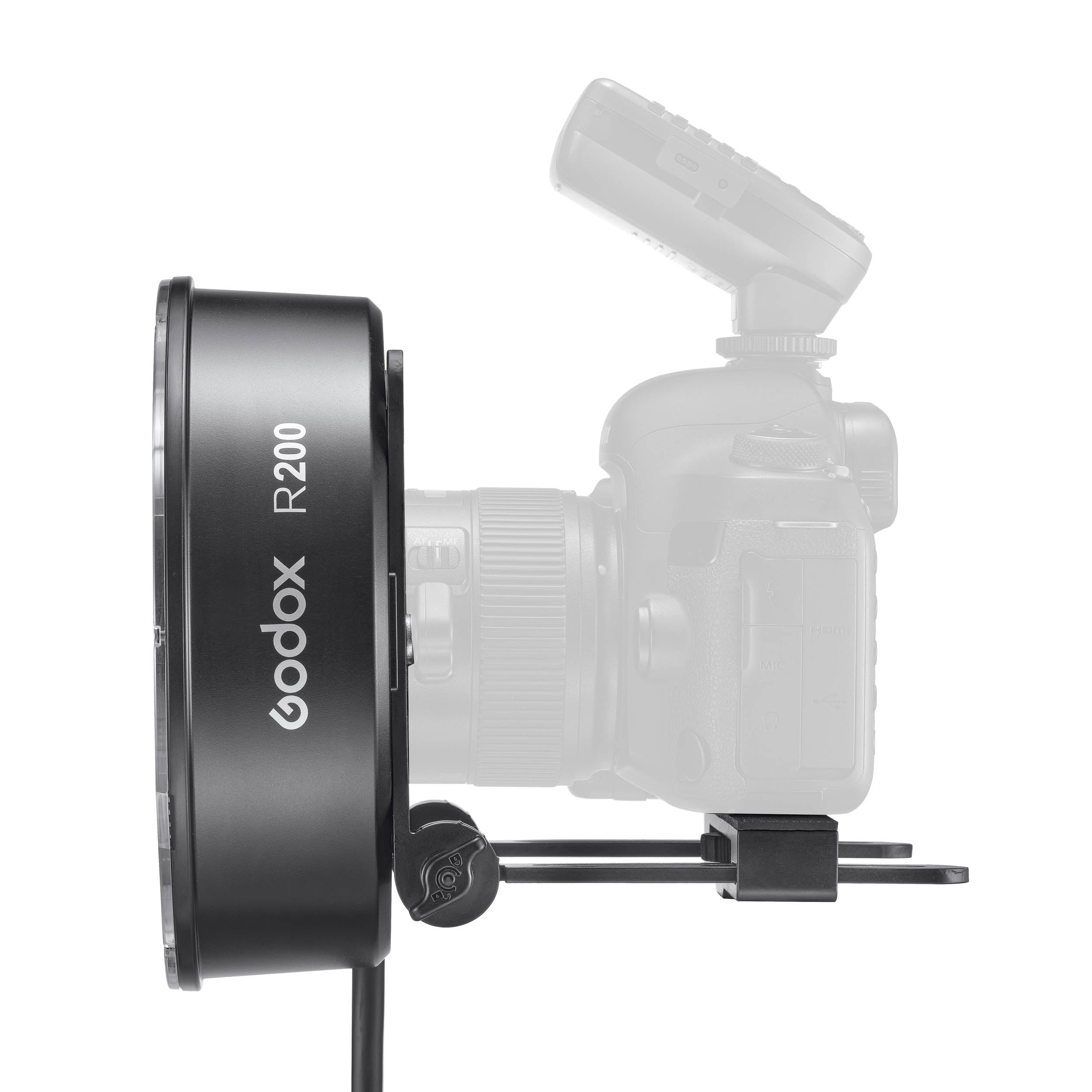 GODOX R200 Ring Flash Head Compatible with AD200, AD200Pro & AD200ProII - Perfect for Portrait, Macro & Fashion Photography