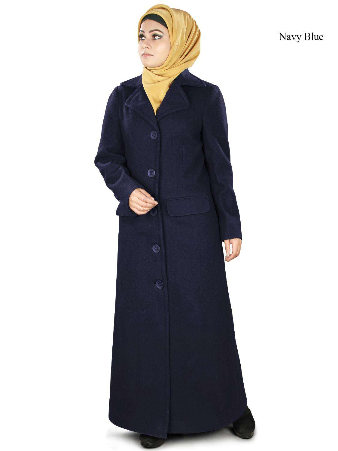 Jaseena Women's Long Coat - Elegant Winter Trench Coat with Belt, Warm Wool Blend Outerwear for Office, Dating & Special Occasions