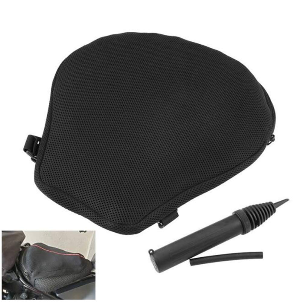 Motorcycle Seat Cushion - Air Cushion Pad with 3D Design for Pressure Relief & Comfort | Fits Honda CBR600, BMW, Suzuki | Ideal for Long Rides & Commuting