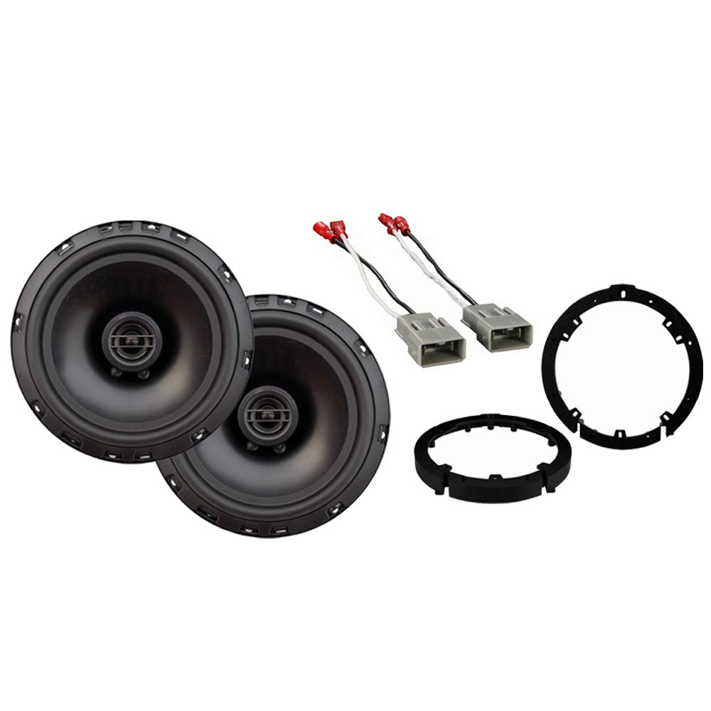 Harmony R65 Car Speakers - Premium Factory Speaker Upgrade Kit Compatible with Honda Civic 2016-2019 Models | Enhanced Audio System for Clear Sound | Perfect for Road Trips, Commuting & Music Lovers
