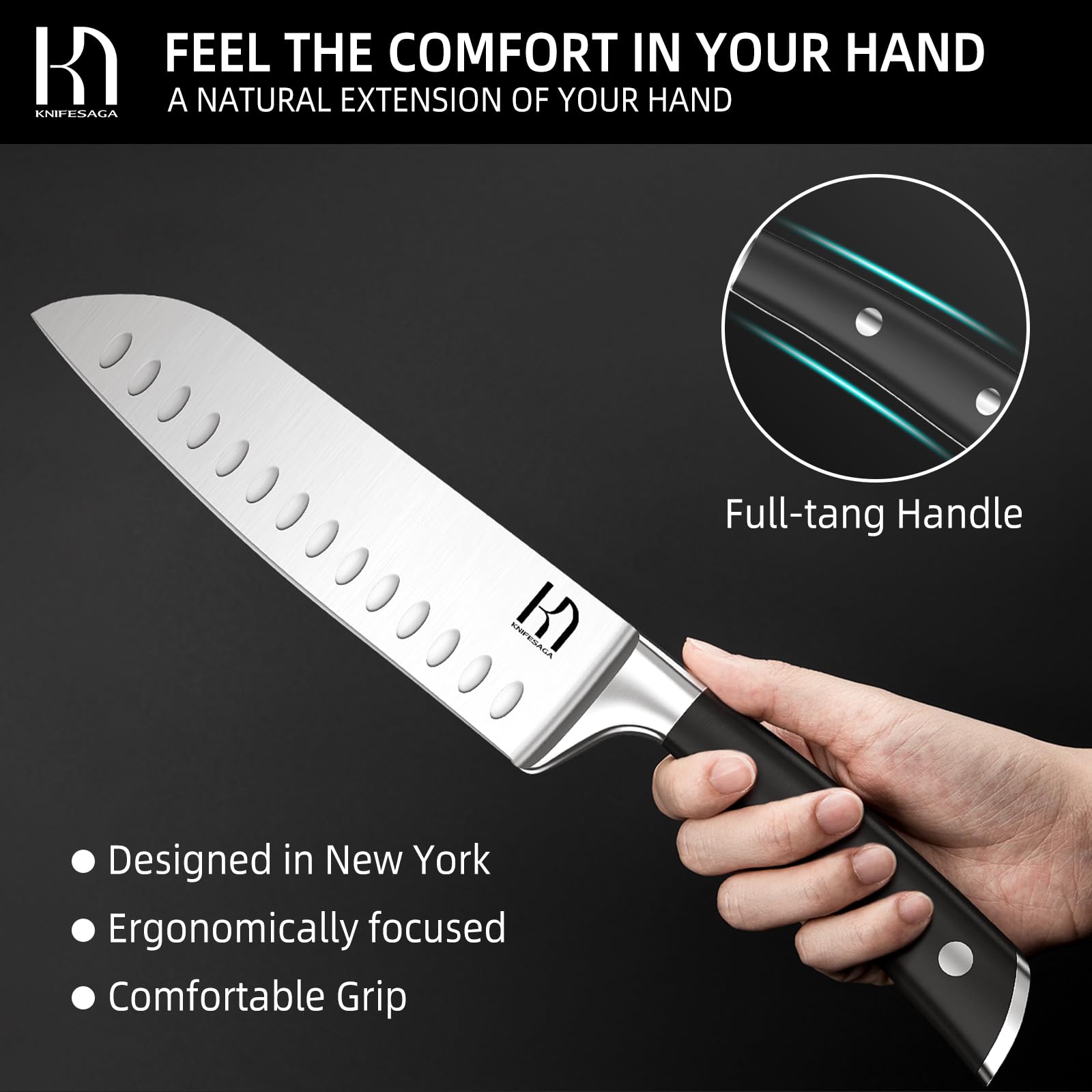Premium 15-Piece Japanese Kitchen Knife Set with Block & Sharpener - High Carbon Stainless Steel Razor-Sharp Knives for Professional Chefs & Home Cooking - Perfect for Chopping, Slicing, Dicing & Meal Prep