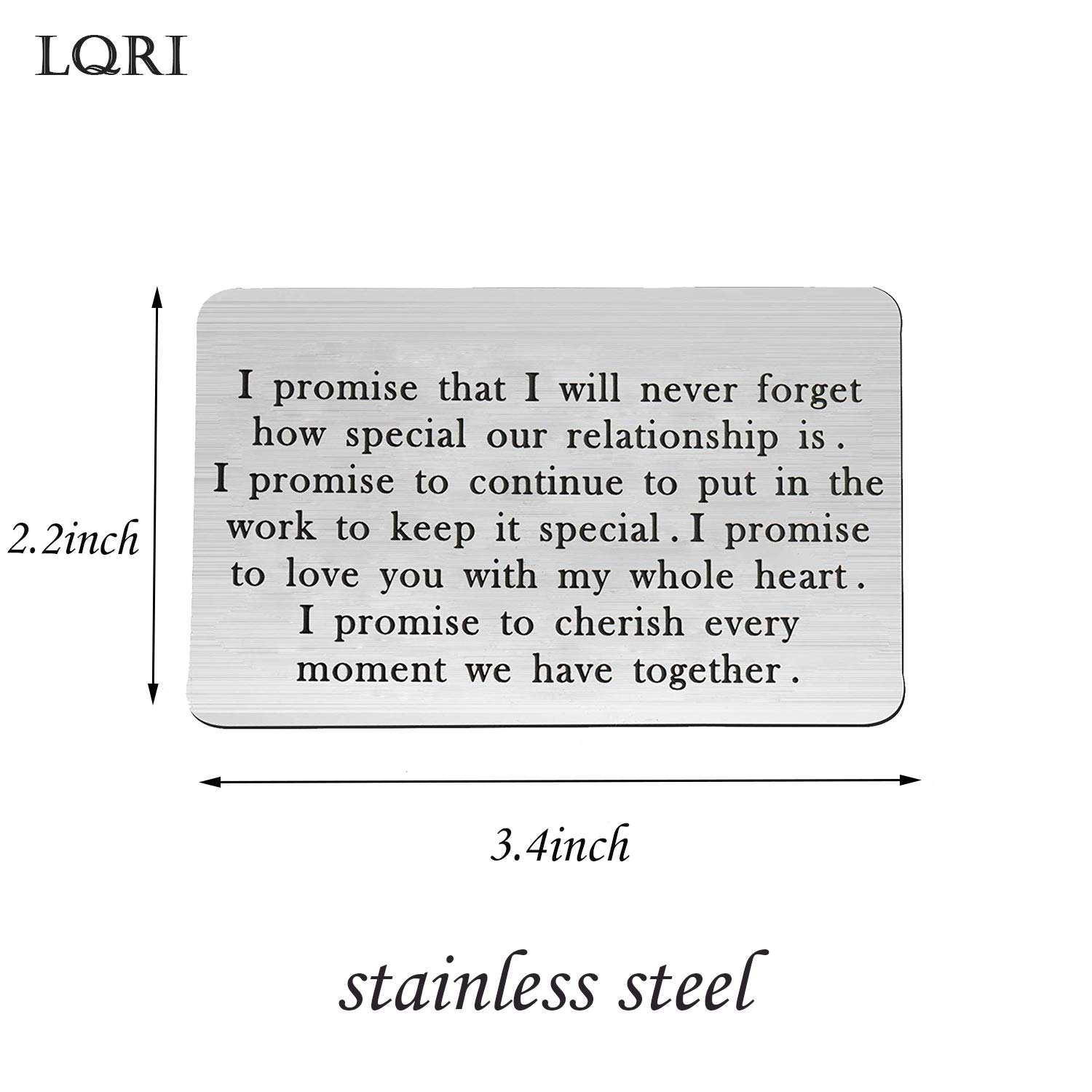 Personalized Engraved Wallet Insert for Boyfriend & Husband - Romantic Love Note Card Gift - Perfect for Anniversaries, Valentine's Day & Special Occasions
