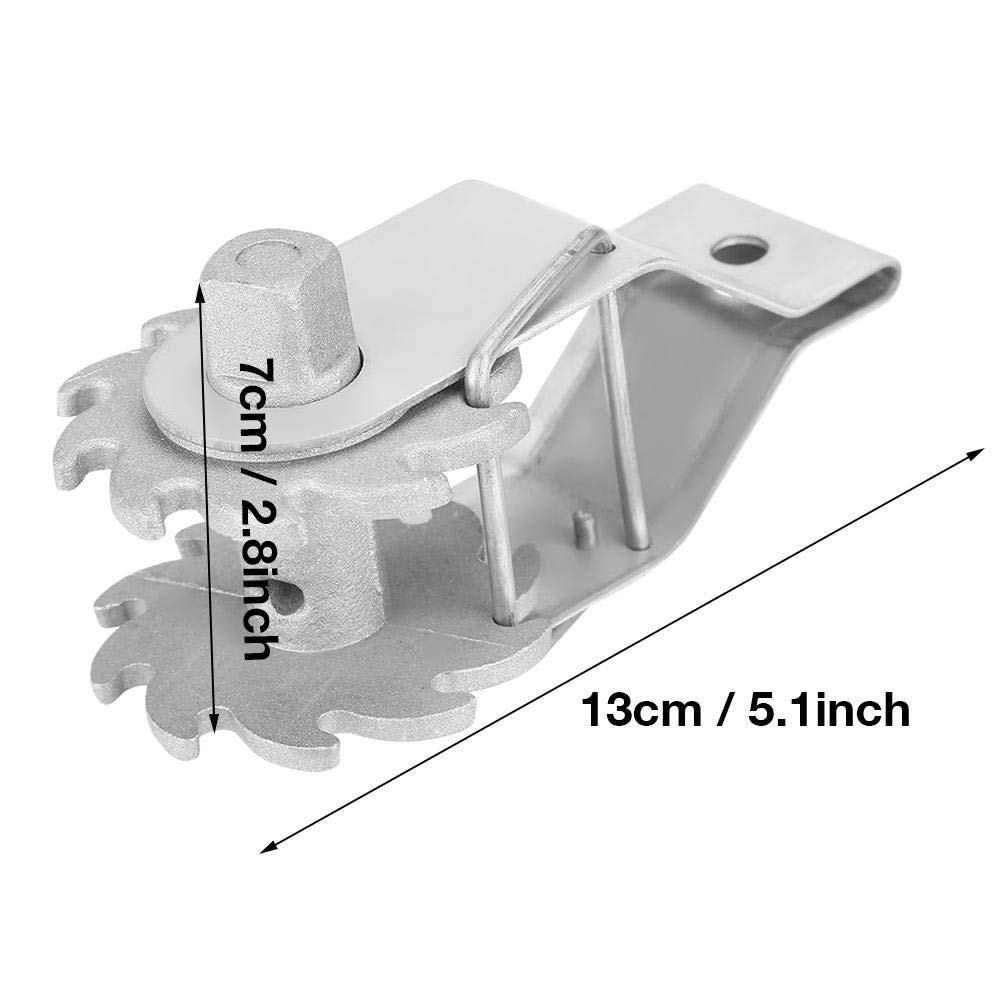 24Pcs Heavy Duty Electric Fence Strainer - Professional Aluminum Alloy Ratchet Wire Tensioner with Locking Frame for Farm & Livestock Fencing | Secure Animal Containment & Property Protection
