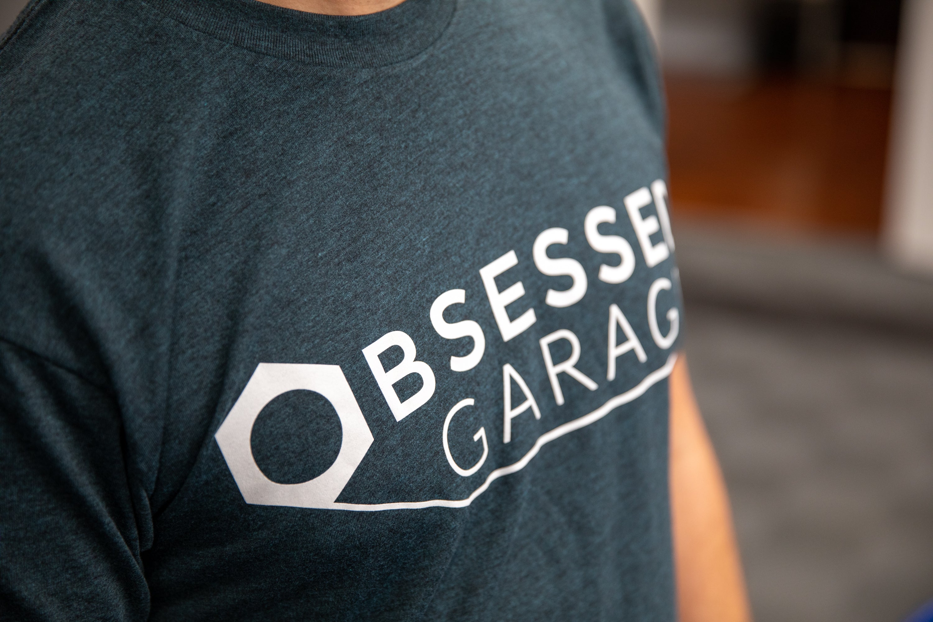 Obsessed Garage Logo T-Shirt - Premium Cotton Unisex Tee for Car Enthusiasts - Perfect for Car Shows, Meetups & Casual Wear