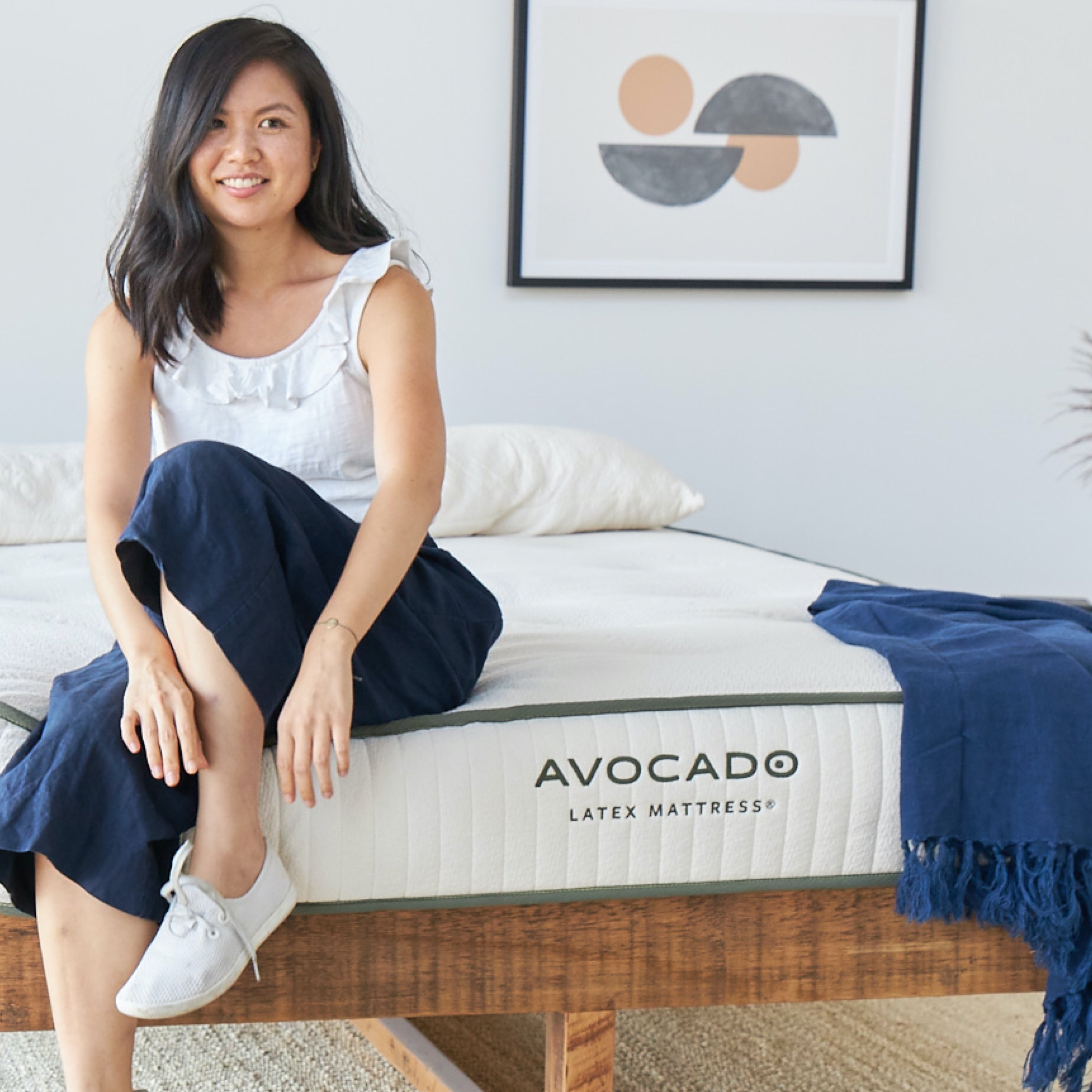 Organic Avocado Latex Mattress - 100% Natural, Hypoallergenic & Eco-Friendly - Perfect for Back Pain Relief & Allergy Sufferers - Ideal for Bedrooms, Guest Rooms & Eco-Conscious Homes