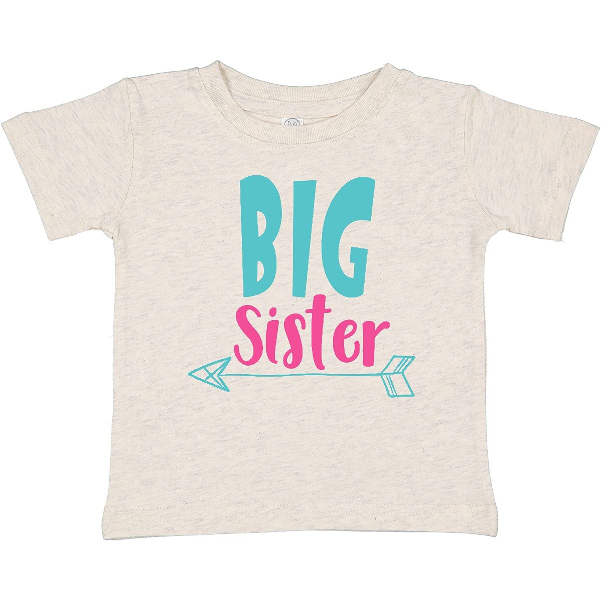 Inktastic Big Sister Older Sister Arrow Sibling Family Baby T-Shirt - Cute Matching Outfits for Sisters & Family Bonding Moments
