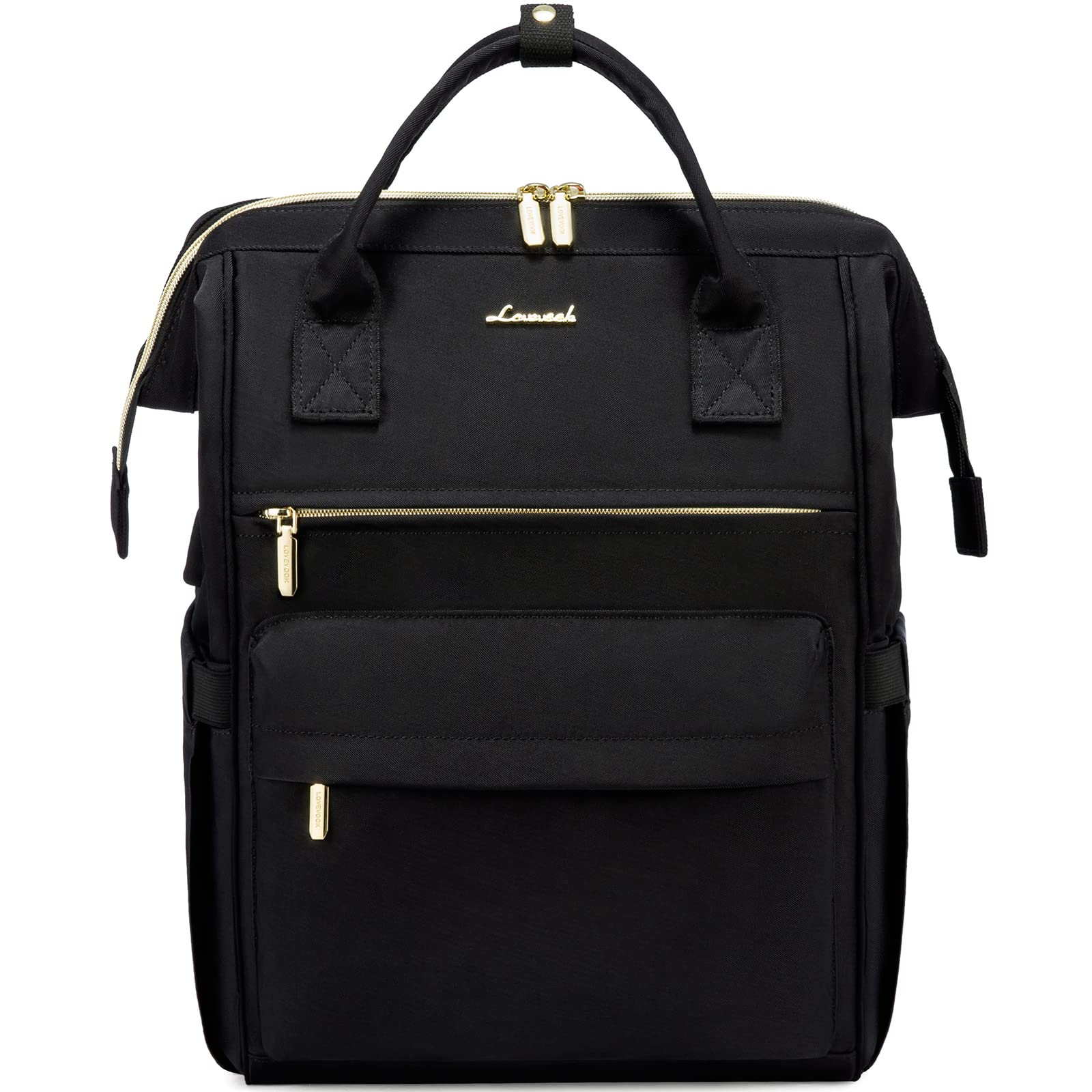 LOVEVOOK Women's Waterproof Laptop Backpack Purse - 15.6 Inch Business Travel Computer Bag with USB Charging Port for Work, School, Nursing & Teaching | Perfect for Office Professionals, Students & Healthcare Workers