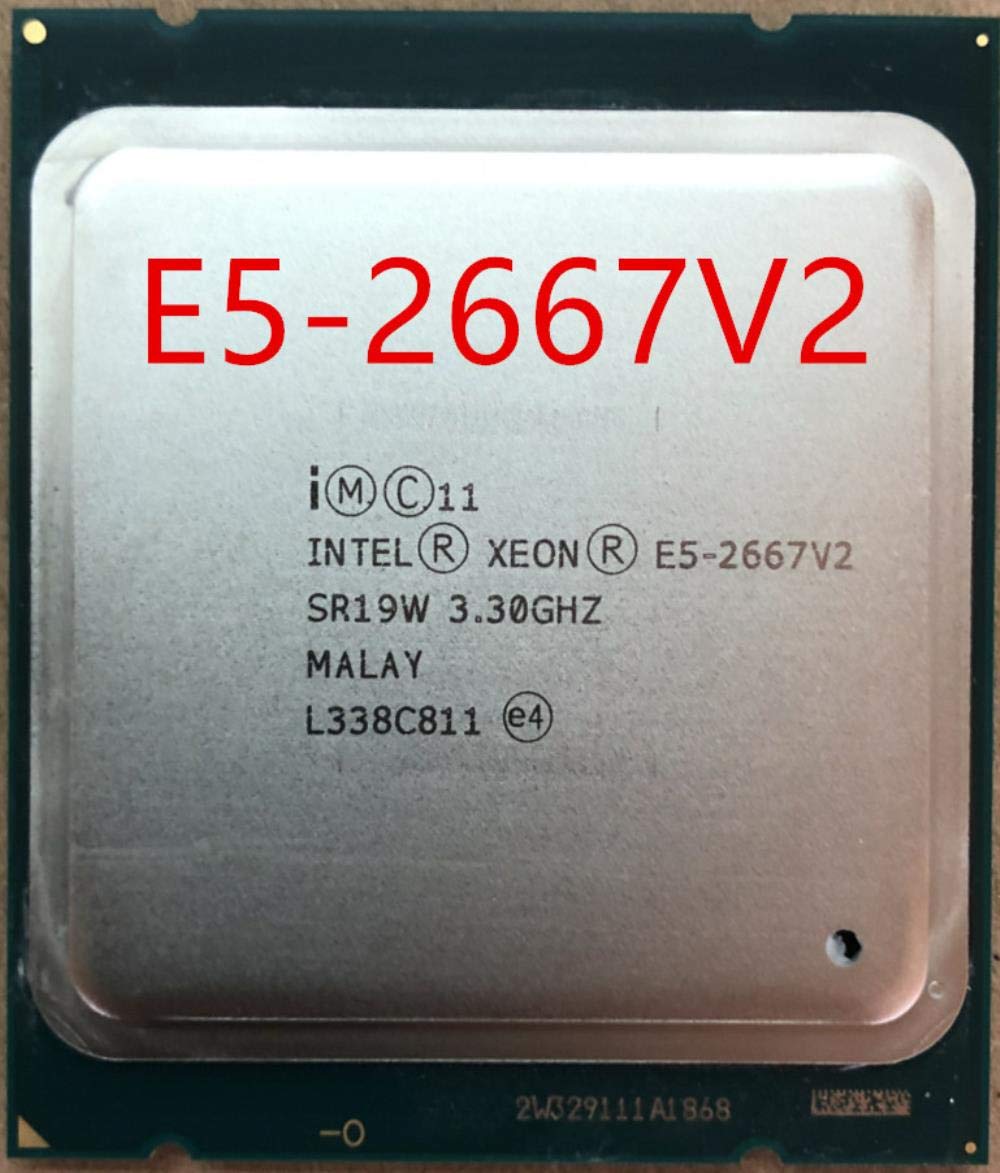 Intel Xeon E5-2667V2 Processor 3.3GHz 8-Core 16-Thread 25MB Cache 130W SR19W - Ideal for Server Builds, Workstations & High-Performance Computing