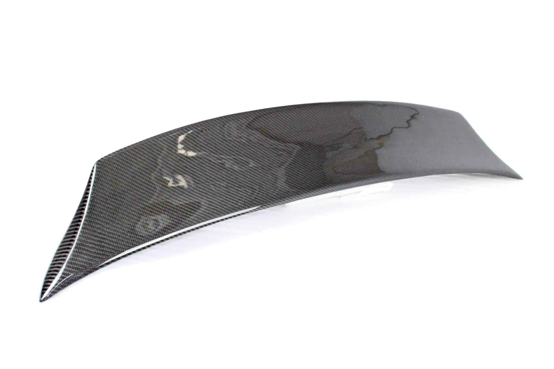2003-2008 Nissan 350Z Coupe/Convertible Carbon Fiber Rear Trunk Spoiler Wing - DTO V Type Design - Lightweight & Durable - Perfect for Car Enthusiasts & Street Racing
