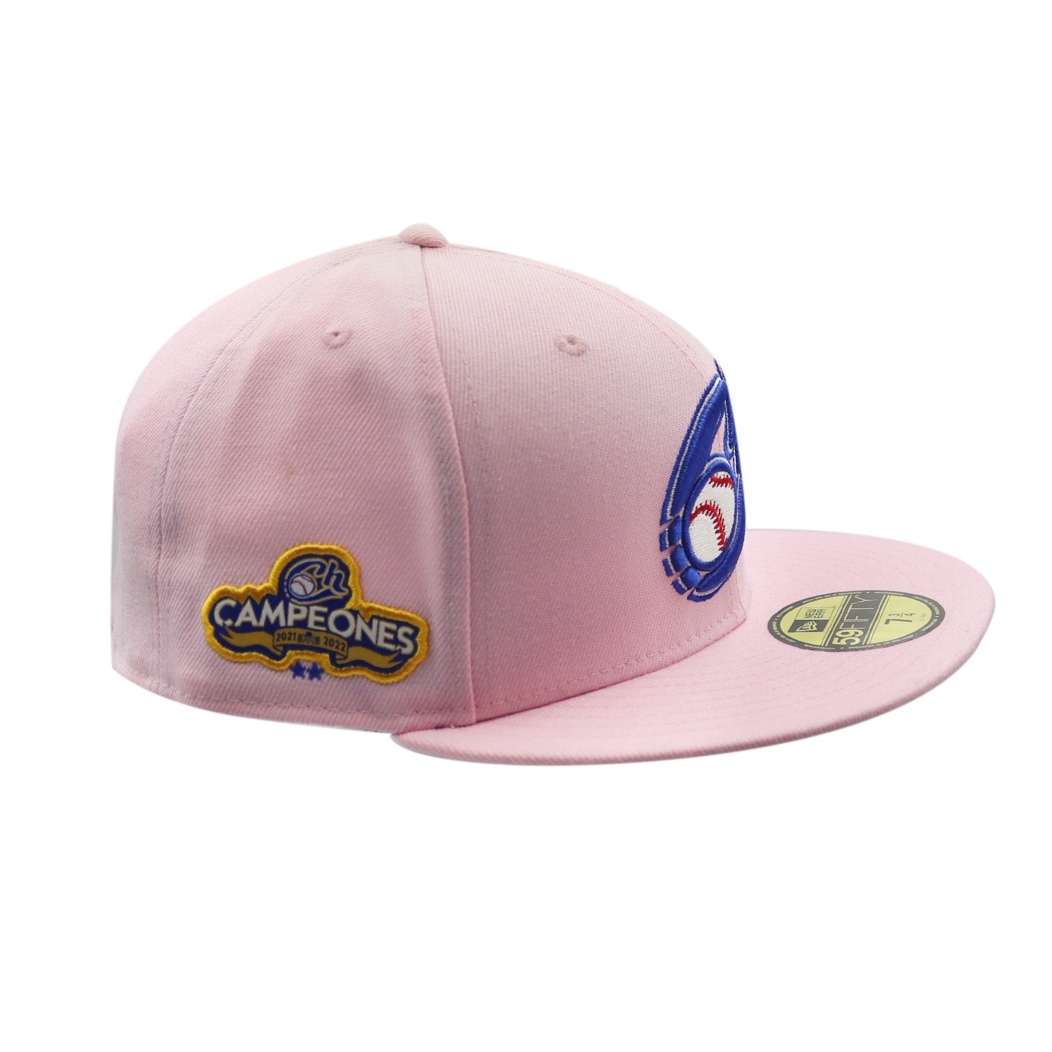 New Era 59FIFTY Pink Gorra CH Baseball Cap - Stylish & Comfortable for Sports, Streetwear & Everyday Fashion