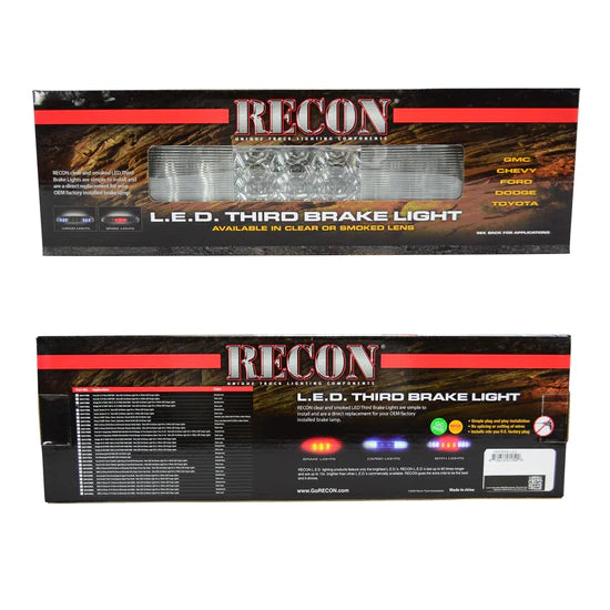 Dodge RAM 2500/3500 LED 3rd Brake Light Kit - 10-25 Super Bright Clear LED Lights | Enhanced Visibility & Safety for Pickup Trucks | Perfect for Night Driving & Off-Road Adventures