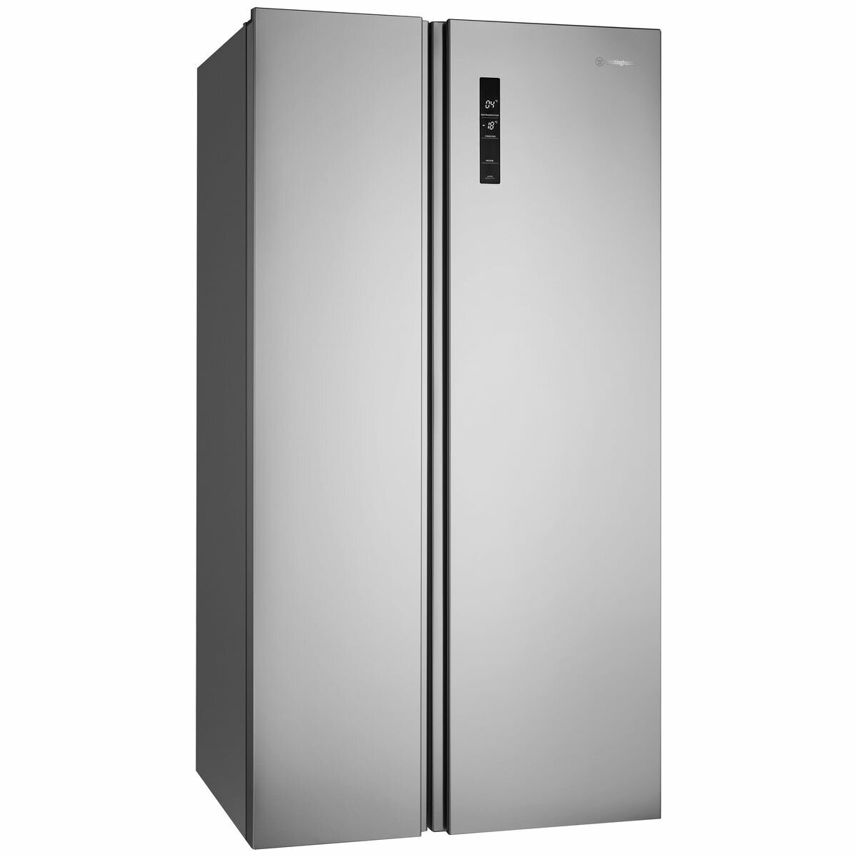 Westinghouse 624L Side by Side Refrigerator in Silver - WSE6630SA | Energy Efficient Large Capacity Fridge for Home, Kitchen & Office Use