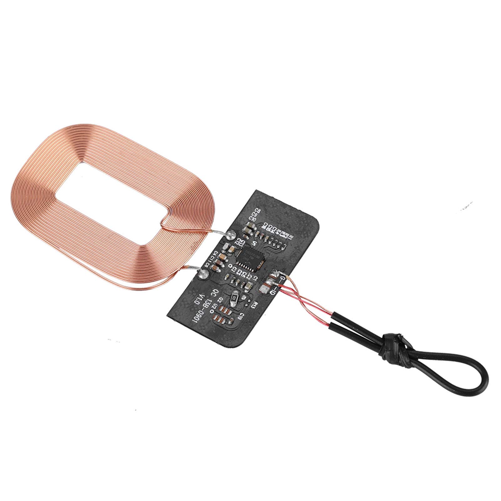 Qi Standard Wireless Charger Receiver Module - 5V 1A Ultra-Thin DIY Charging Coil Circuit for Qi-Compatible Devices - Perfect for Smartphones, Tablets & Wearables