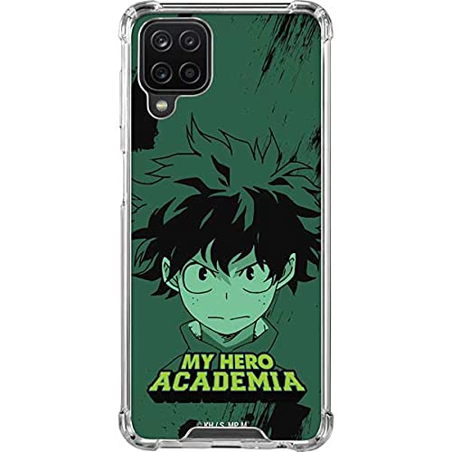 Skinit Clear Protective Phone Case for Samsung Galaxy A12 - Officially Licensed Funimation Deku Anime Design | Durable Scratch-Resistant Cover for Daily Use & Anime Fans