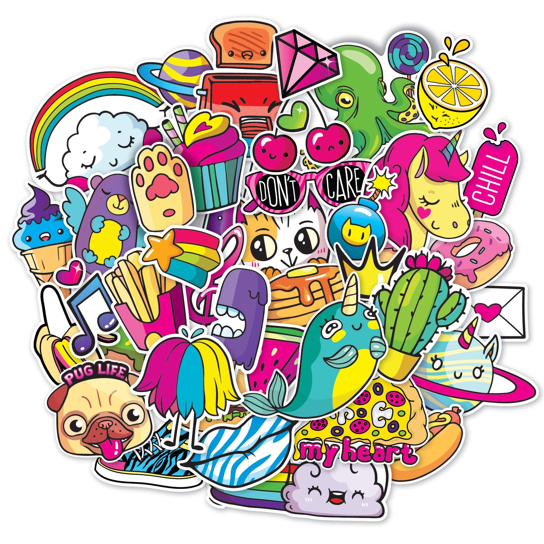 ArtSkills Fun Trendy Stickers - Peel Off Sticker Book with 180 Adhesive Decals for Kids, Teachers & Classroom Activities | Perfect for Scrapbooking, DIY Crafts & School Projects