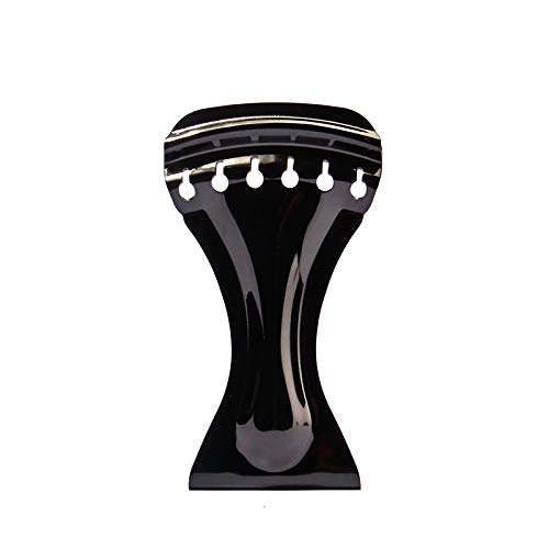 6-String Dobro Tailpiece Replacement - Black Guitar Accessory for Dobro Style Resonator Guitars | Perfect for Blues, Country & Slide Guitar Players
