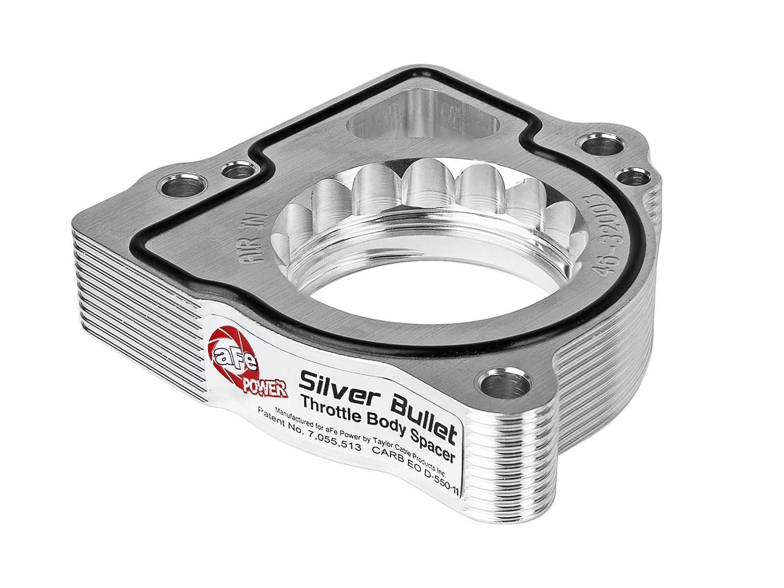 aFe Power Silver Bullet 46-32003 Throttle Body Spacer for Dodge Ram 1500 2500 3500 - Improve Airflow & Performance - Off-Road & Towing Upgrade