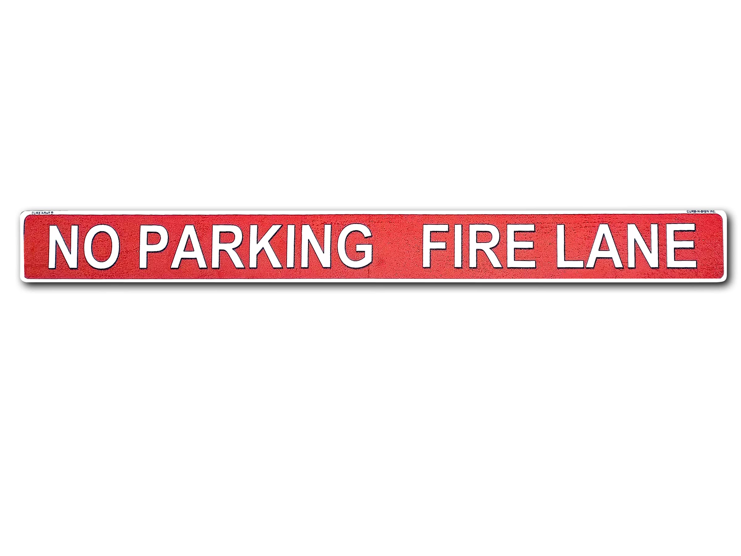No Parking Fire Lane Curb Wrap - 50