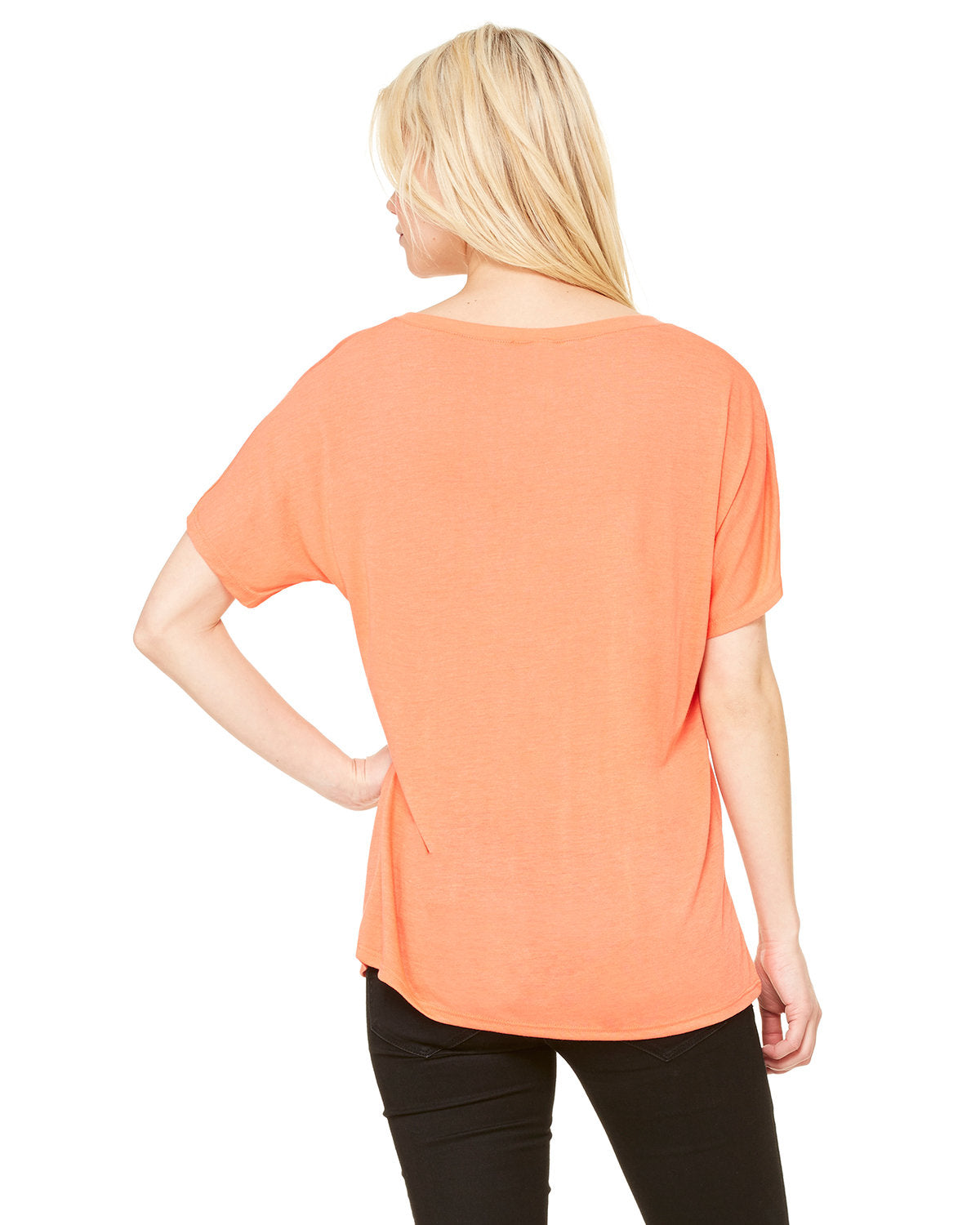 Bella + Canvas 8815 Women's Slouchy V-Neck T-Shirt - Soft & Comfortable Casual Tee for Everyday Wear, Lounge, and Outfits
