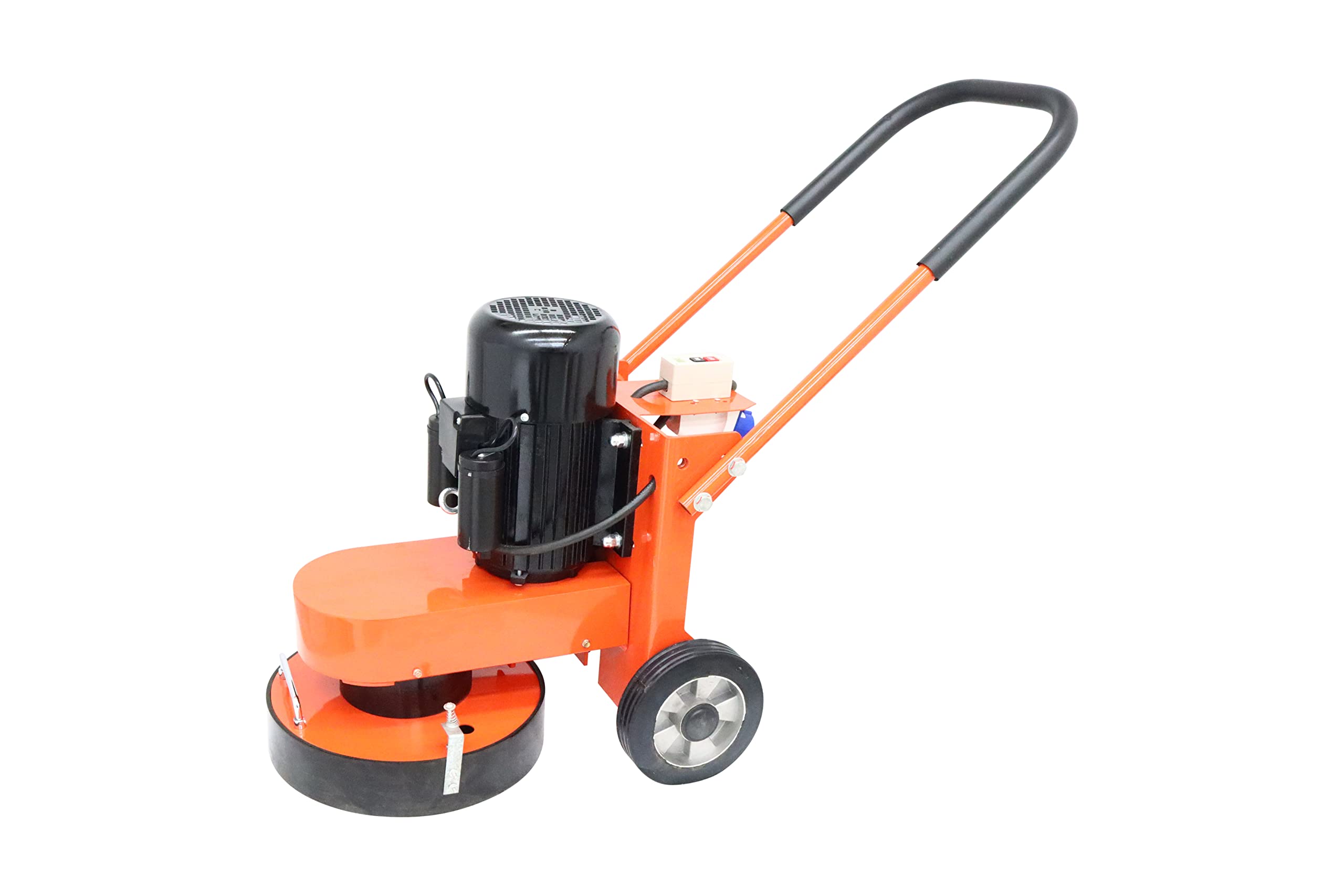 INTBUYING 4000W 220V Multifunctional Hand-Push Concrete Grinder & Polisher - Perfect for Cement Floor Grinding, Smoothing, and Polishing in Warehouses, Garages, and Commercial Spaces