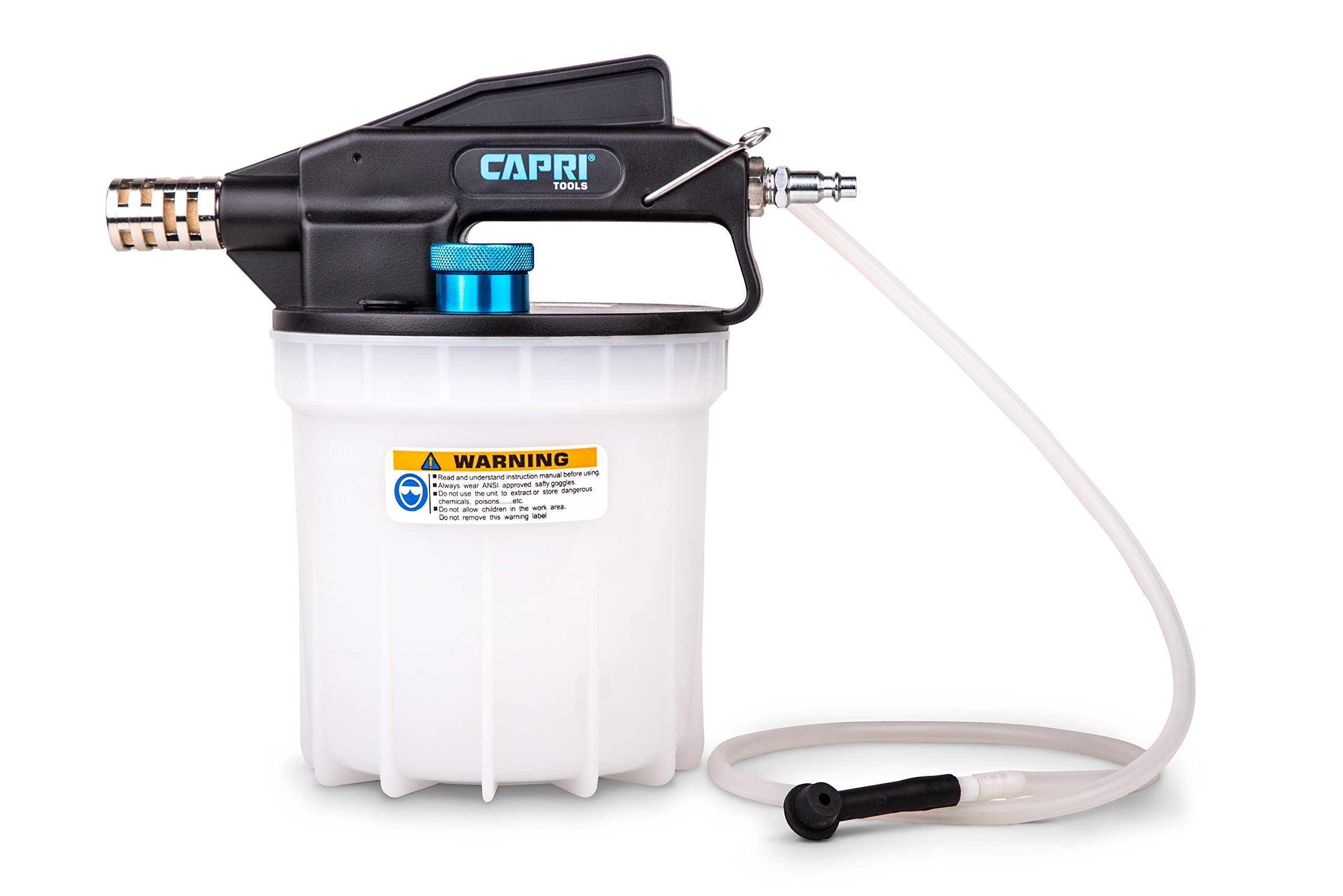 Capri Tools CP21029 Professional Vacuum Brake Bleeder Kit - Automotive Brake Fluid Bleeding System for Cars, Trucks & Motorcycles | DIY Garage & Mechanic Repair Tool