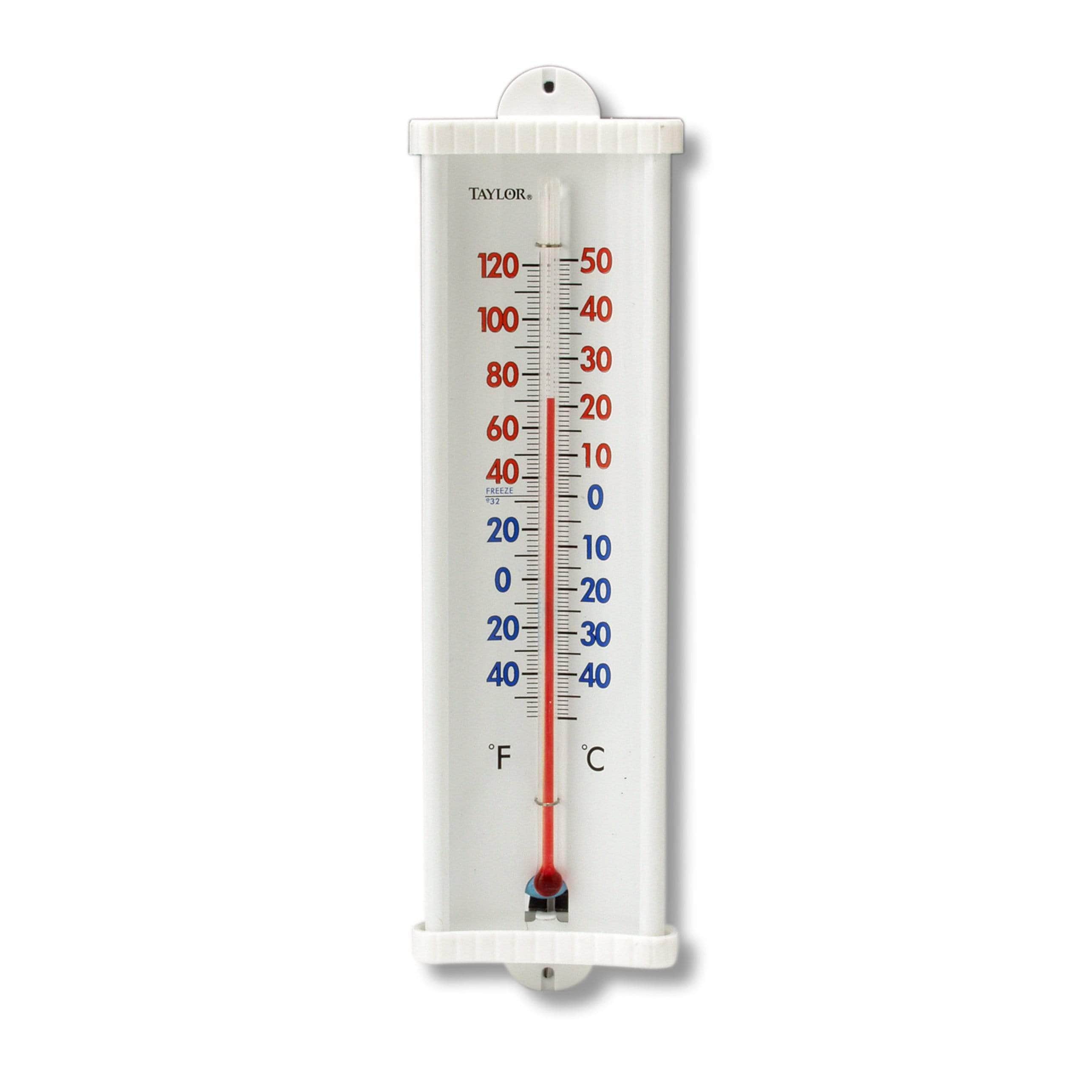 Accurate Indoor Outdoor Wall Thermometer - Digital Hygrometer with Large LCD Display for Home, Office, Garage & Greenhouse - Monitor Room Temperature and Humidity Levels