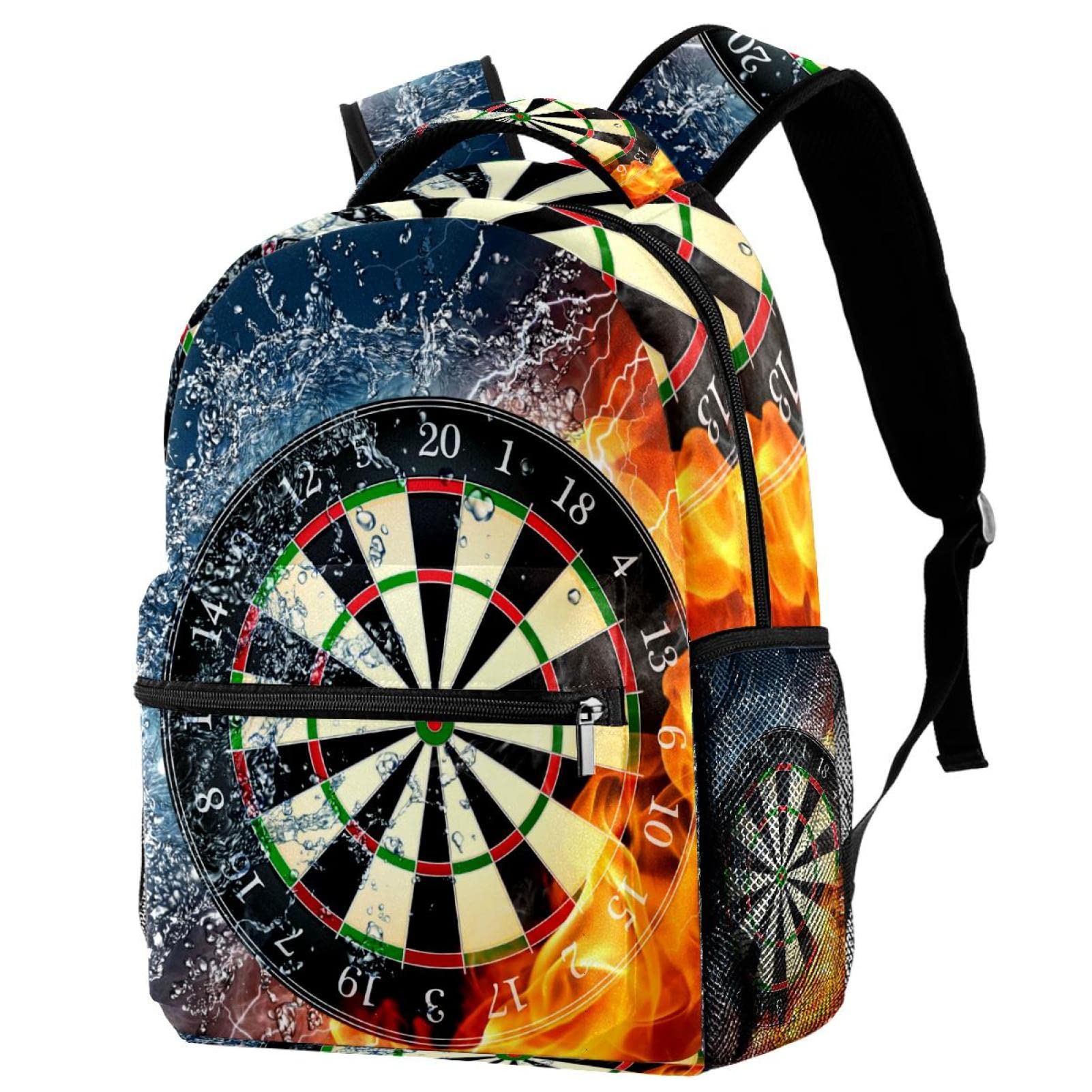 School Backpack for Girls & Boys - Lightweight Bookbag with Waterproof & Fireproof Design, Dart Printing - Perfect for Elementary, Middle School & College Students