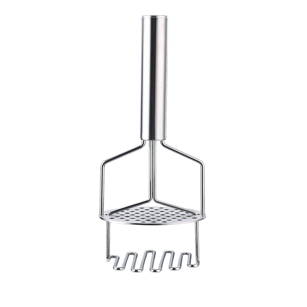 Premium Emilio Dual Potato Masher - Stainless Steel Kitchen Tool for Smooth Mashed Potatoes, Vegetables & Baby Food - Perfect for Home Cooking, Thanksgiving & Holiday Meals