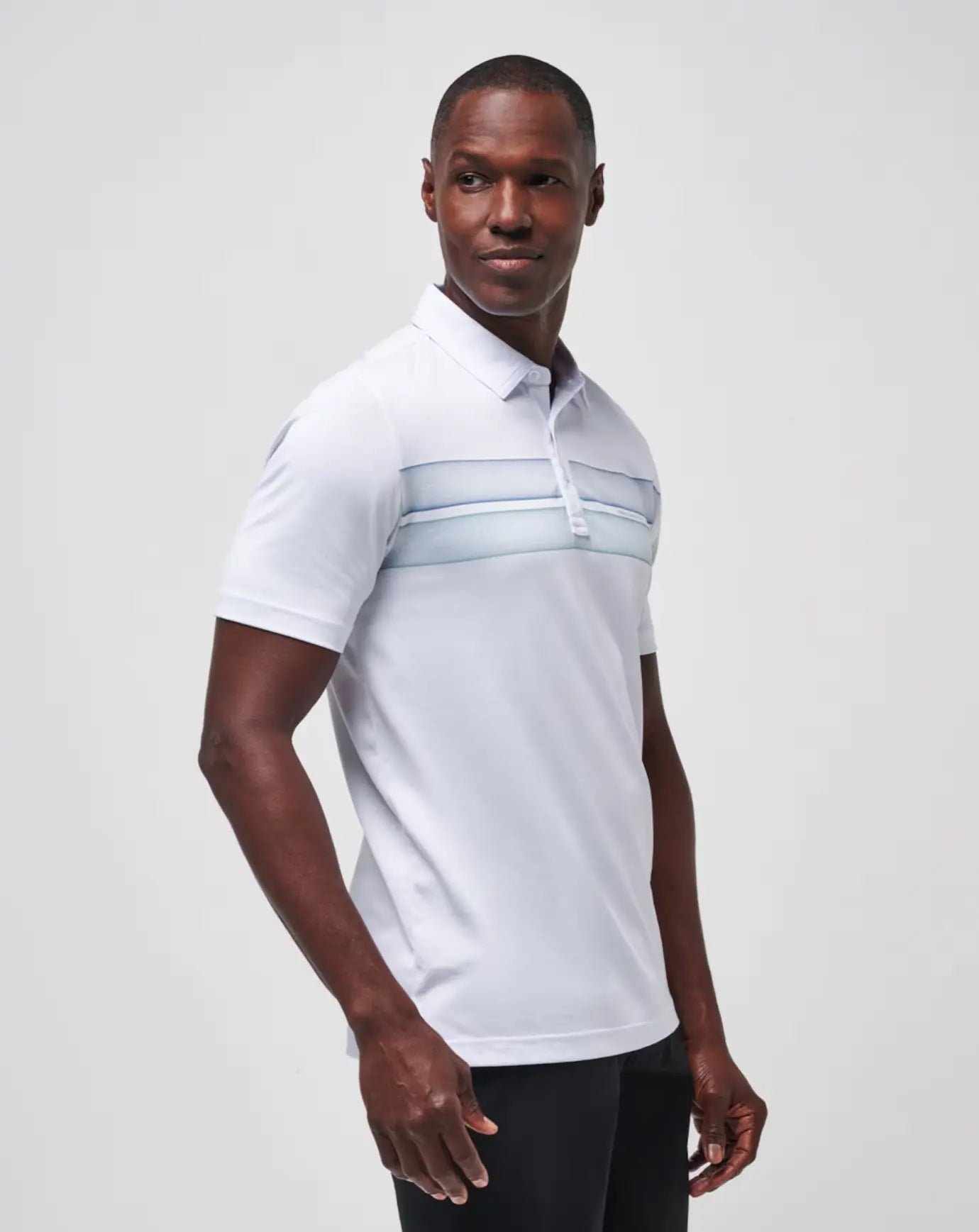 TravisMathew Ocean Time Performance Polo Shirt for Men - Moisture-Wicking, UV Protection & Breathable Fabric - Perfect for Golf, Travel & Casual Wear