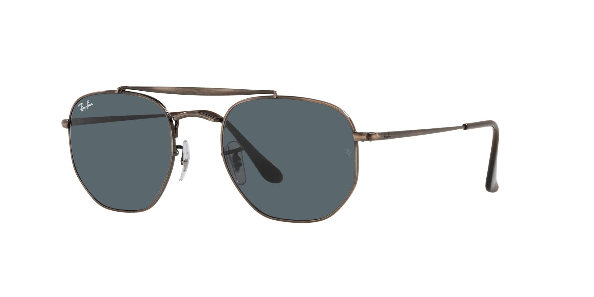 Ray-Ban RB3648 The Marshal Square Sunglasses - Classic Polarized UV Protection for Men & Women | Perfect for Driving, Beach, and Outdoor Activities
