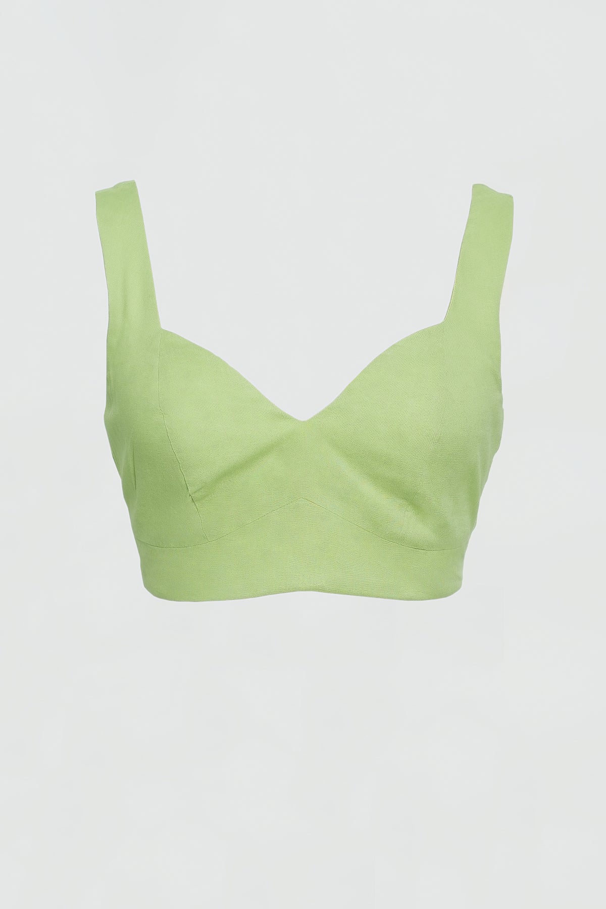 Mercer Linen Top Women's Short Sleeve Blouse - Breathable Summer Casual Shirt in Lime Green for Office, Travel & Everyday Wear