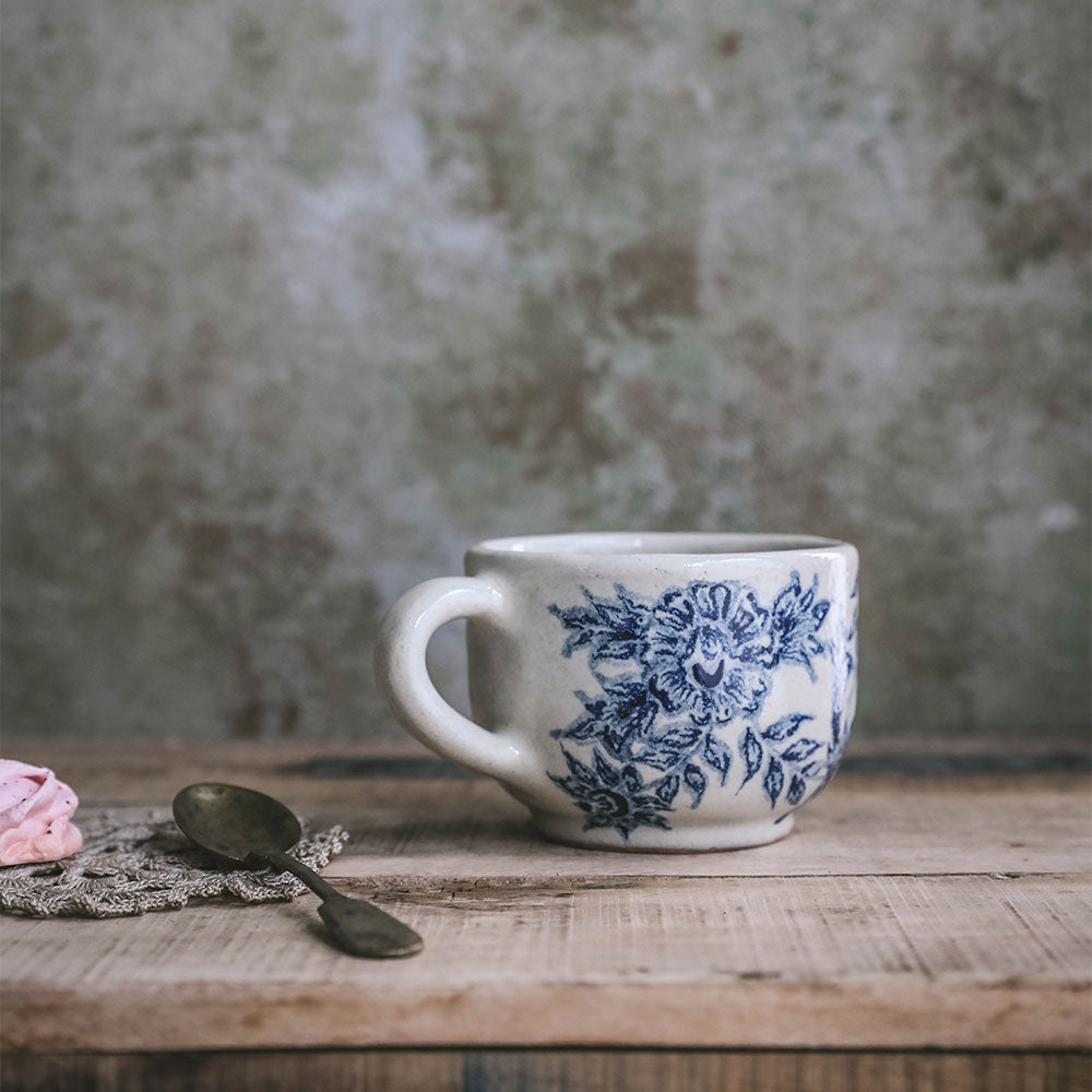 Hand-Painted Ceramic Artisan Coffee Mug - Unique Handcrafted Gift for Tea & Coffee Lovers - Perfect for Home, Office & Gifts