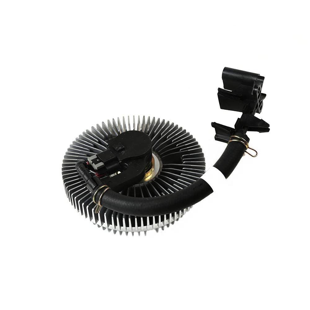 MOCA Electric Engine Cooling Fan Clutch Compatible with 02-09 GMC Envoy, Chevrolet Trailblazer, 04-07 Buick Rainier & 02-04 Oldsmobile Bravada 4.2L L6 Gas DOHC - High Performance Cooling System Replacement Part for Overheating Prevention & Engine Protection