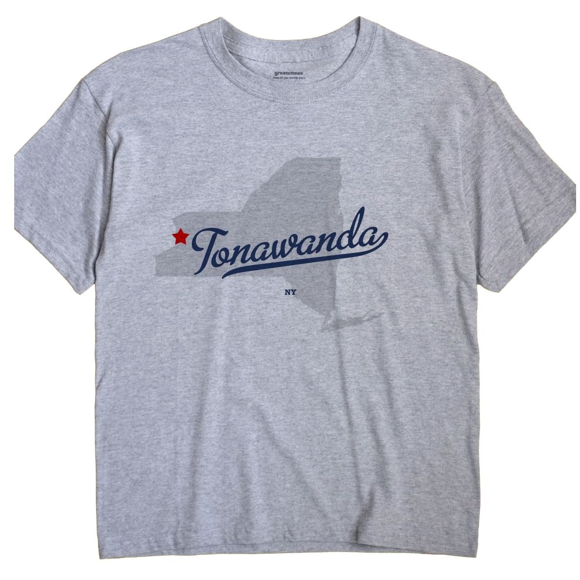Tonawanda New York Graphic T-Shirt - Comfortable Cotton Tee with City Design | Perfect for Travel Gifts, Local Pride & Casual Wear