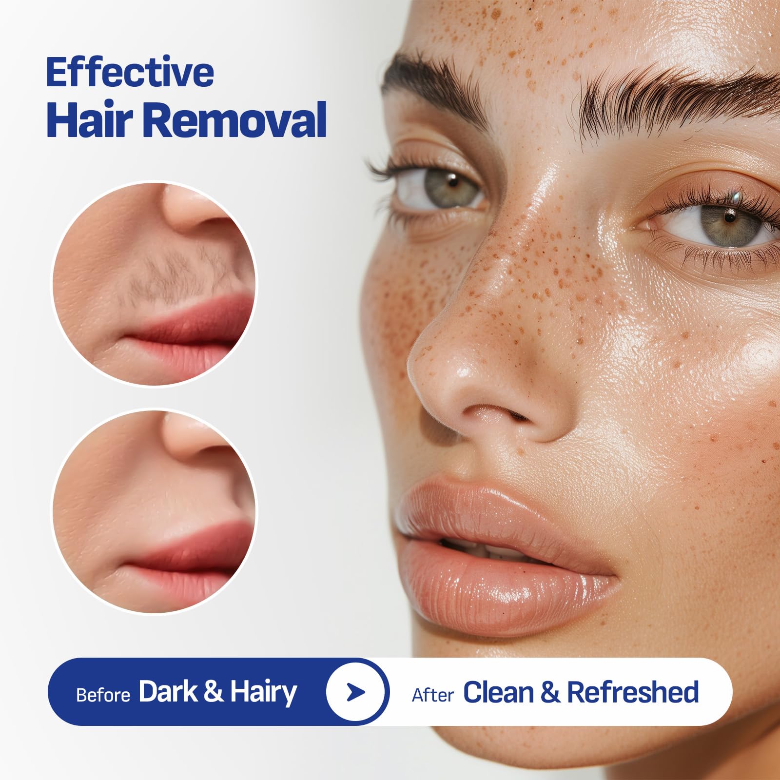 Eleganz Hair Identifier Spray for Face Shaving & Dermaplaning | 100% Natural Starch Formula | Paraben-Free Skin & Body Hair Removal for Women | 130ml | Perfect for Pre-Shave Prep & Smooth Skin Care Routine