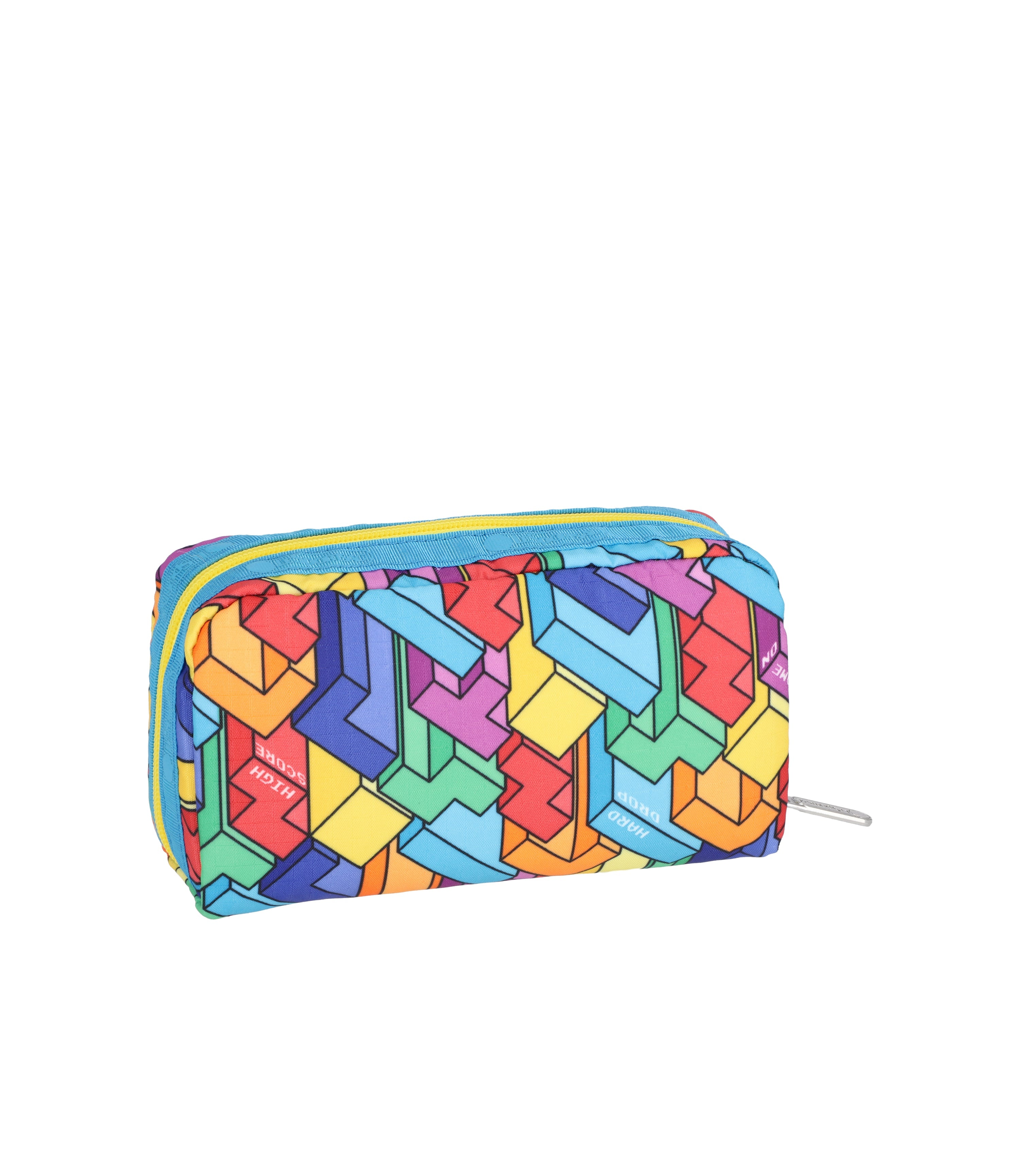 Rectangular Cosmetic Organizer - Travel Makeup Storage Case with Mirror | Perfect for Vanity, Bathroom & On-the-Go Beauty Essentials