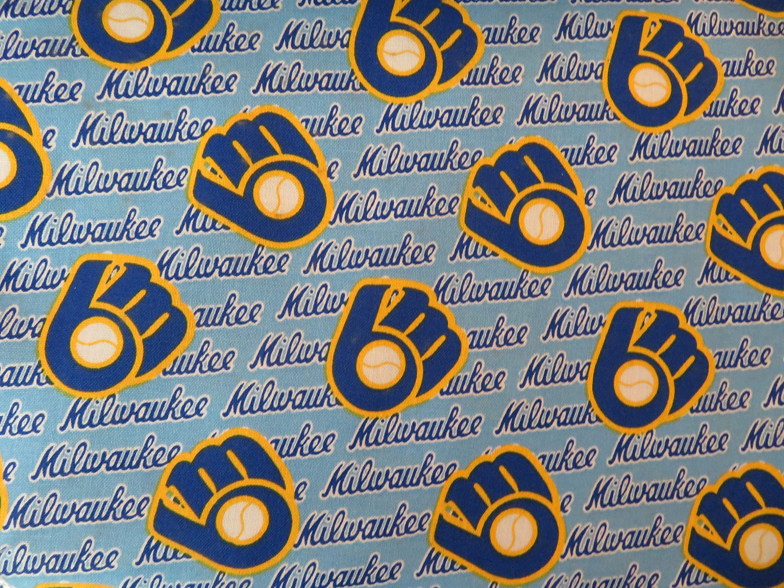 Vintage Milwaukee Brewers Baseball Jersey - 44 Inch Cotton Fabric, Retro MLB Fan Apparel for Men & Women - Perfect for Game Day, Sports Events & Casual Wear